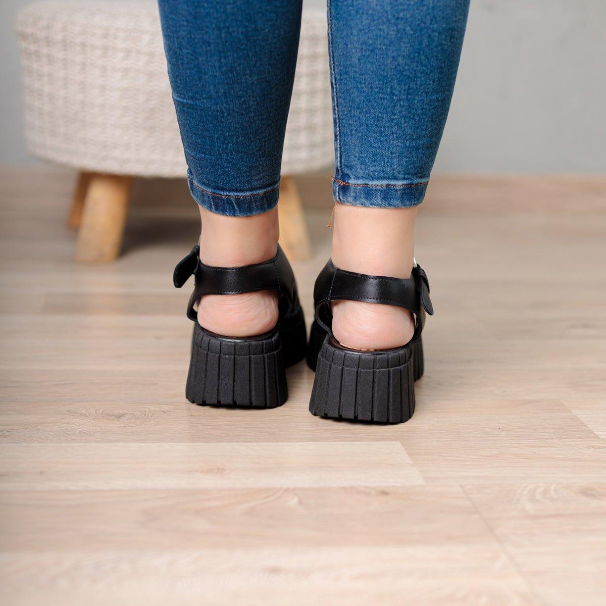 SANDALIAS CASUALES MUJER DOVRA NEGRO - 3