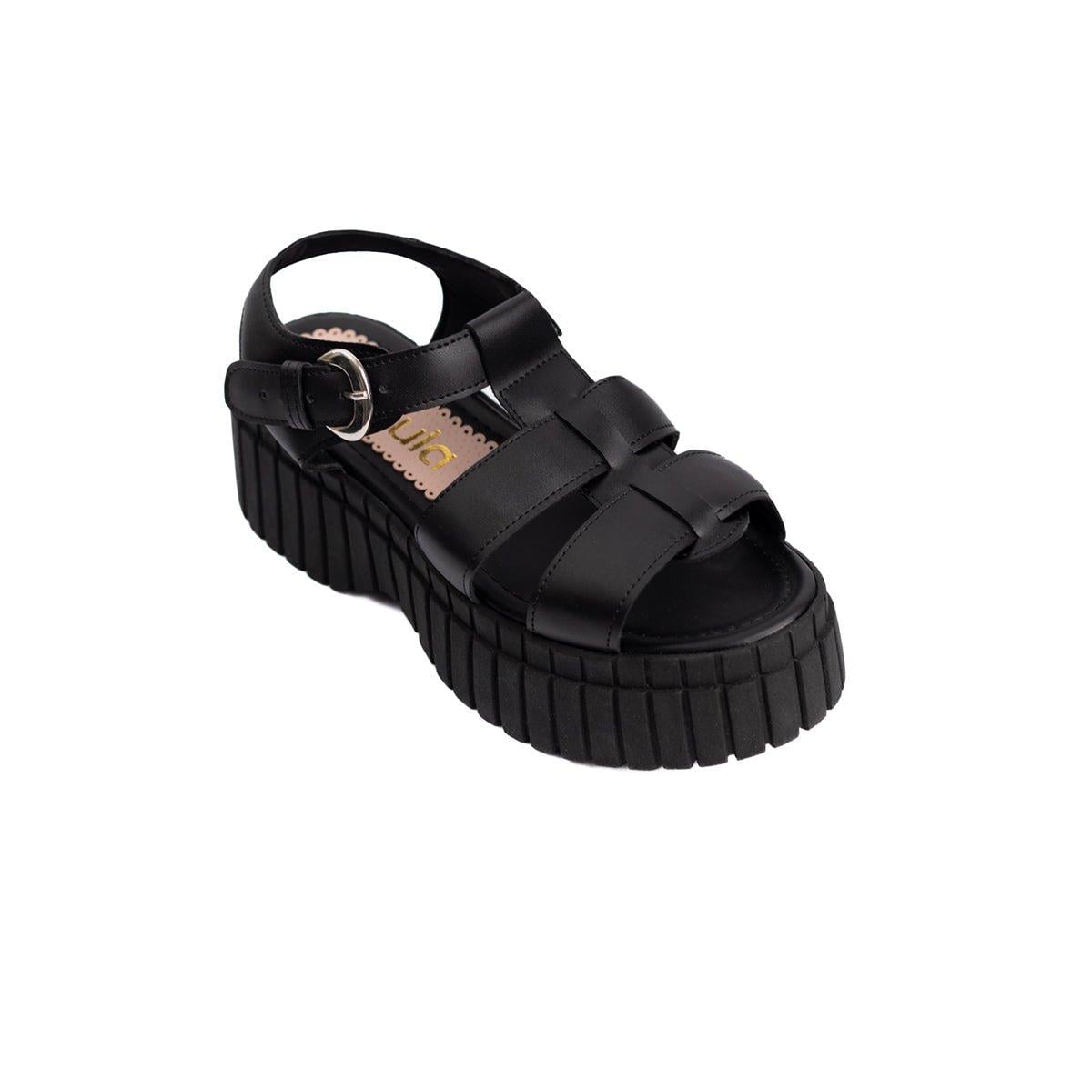 SANDALIAS CASUALES MUJER DOVRA NEGRO - 5