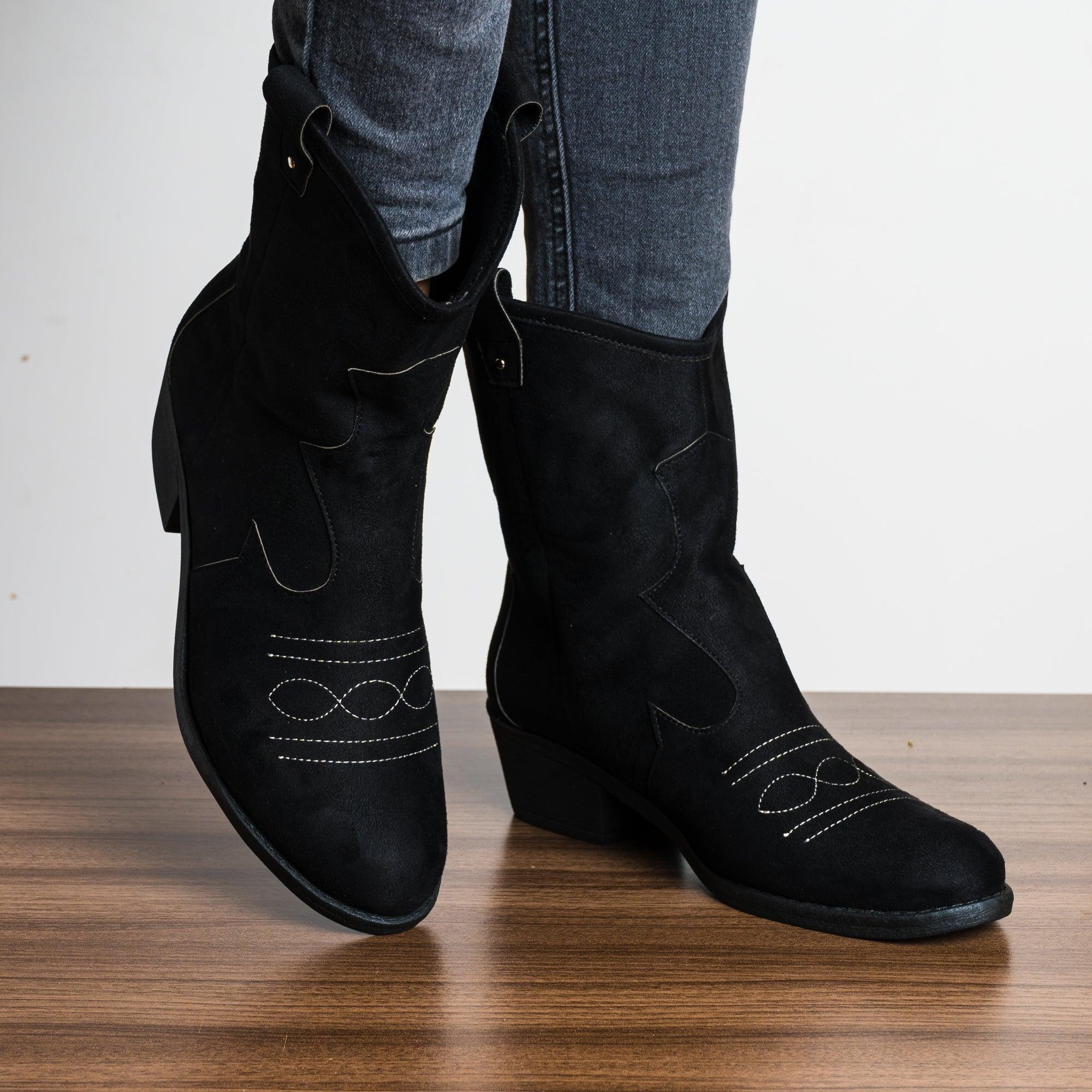 BOTAS MUJER JESSIE NEGRO - 1
