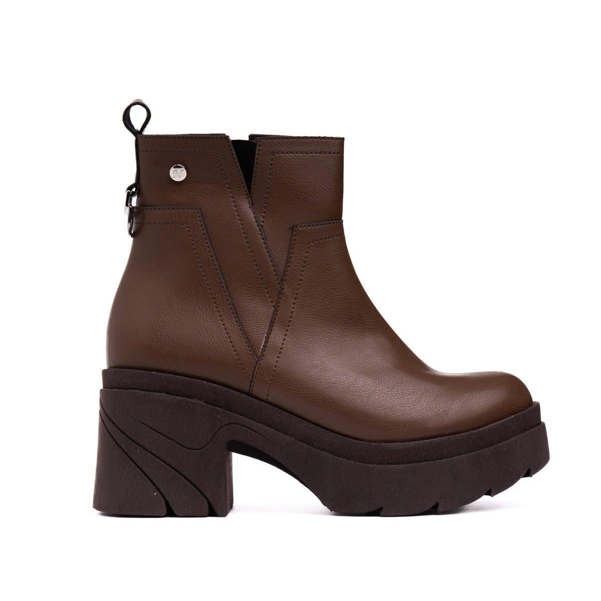 BOTINES MUJER KAYRA MARRÓN - 4