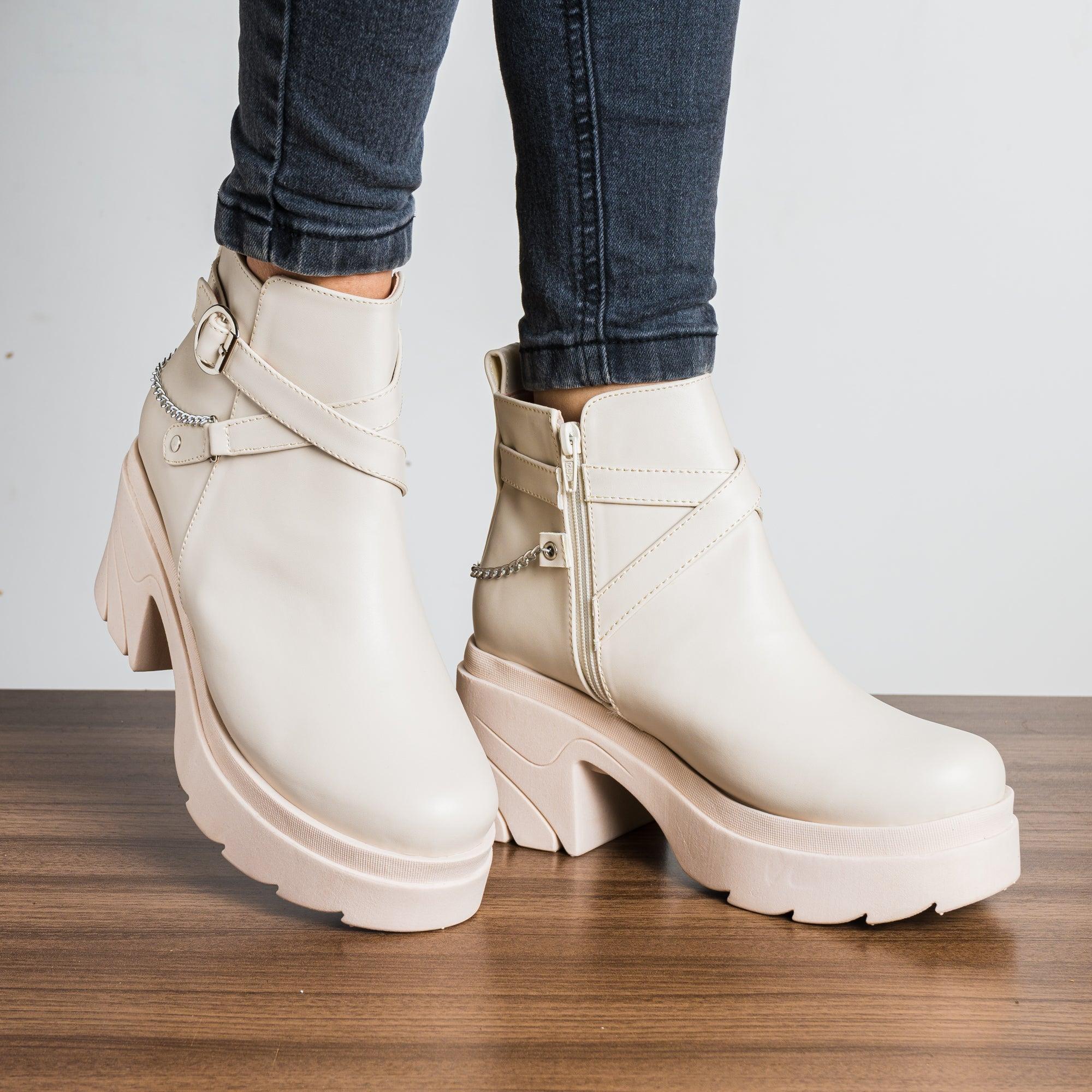 BOTAS MUJER DANIA NUDE - 1
