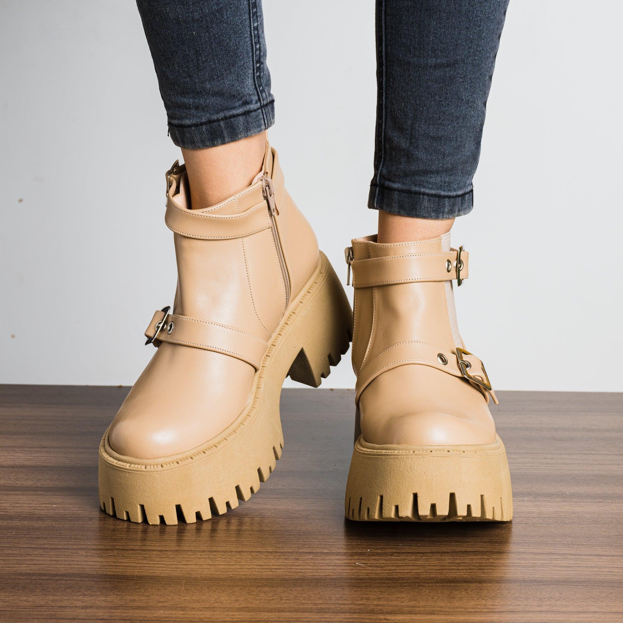 BOTAS MUJER ALIZE BEIGE - 2