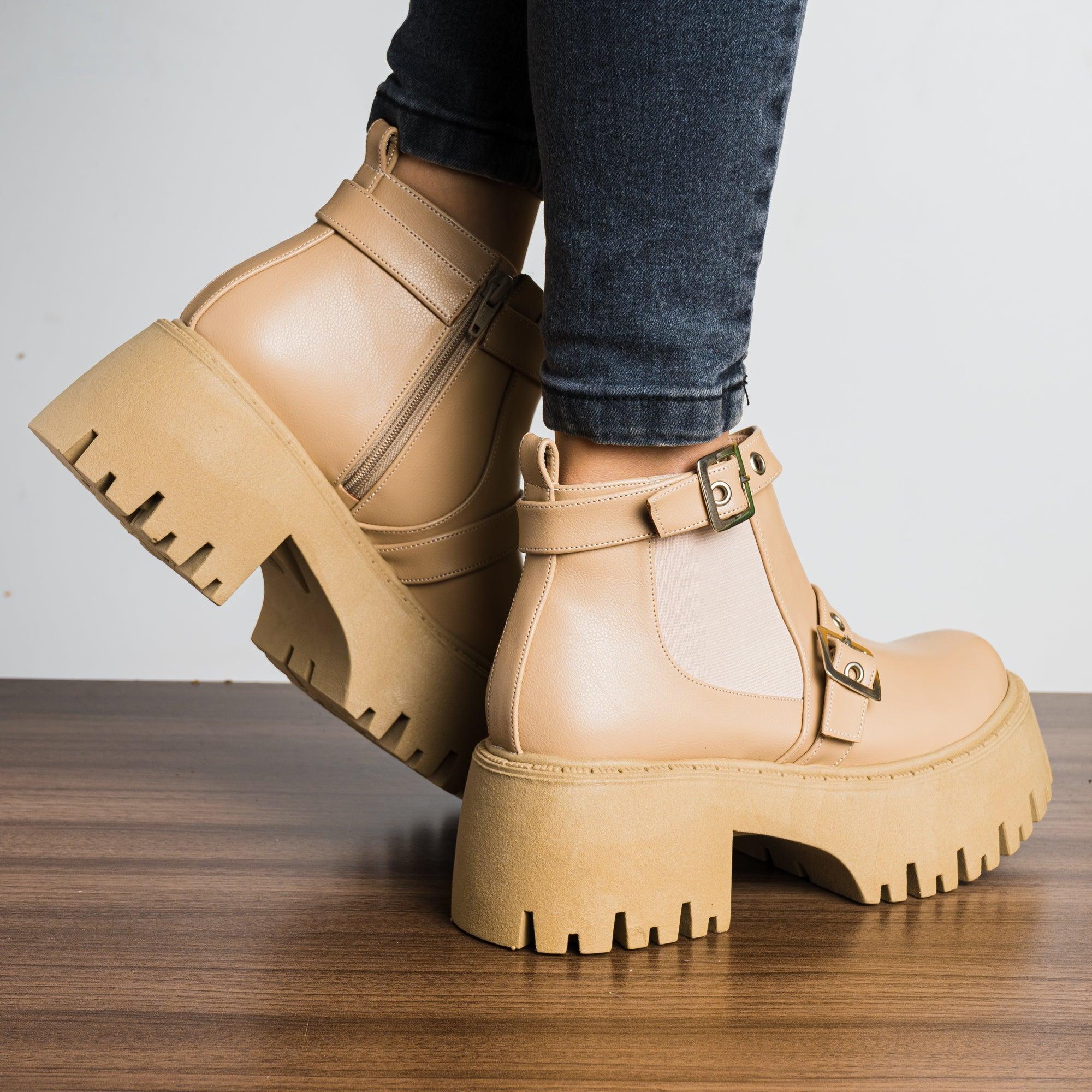BOTAS MUJER ALIZE BEIGE - 3