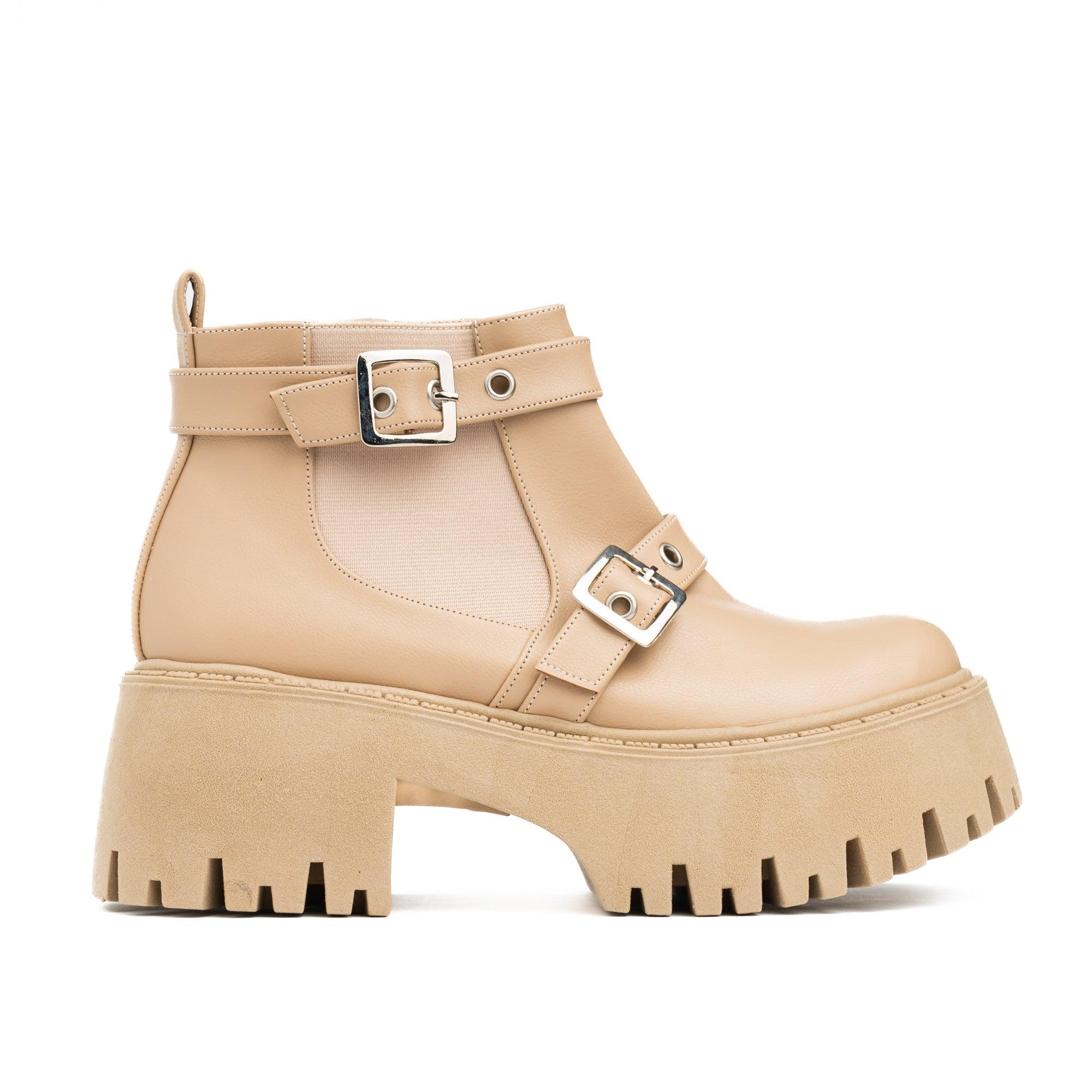 BOTAS MUJER ALIZE BEIGE - 4