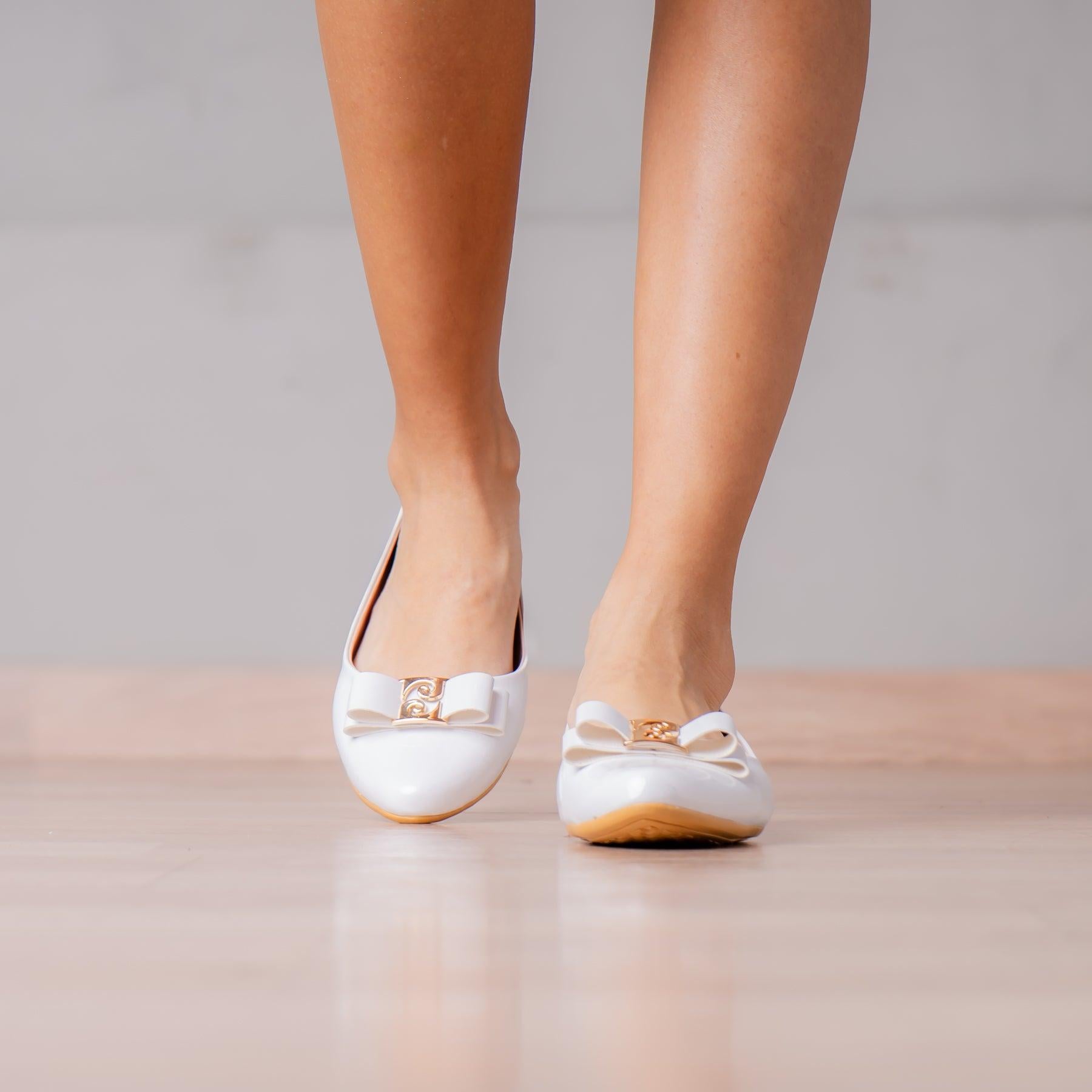 BALLERINAS MUJER KENNA 2.0 BLANCO CHAROL - 2