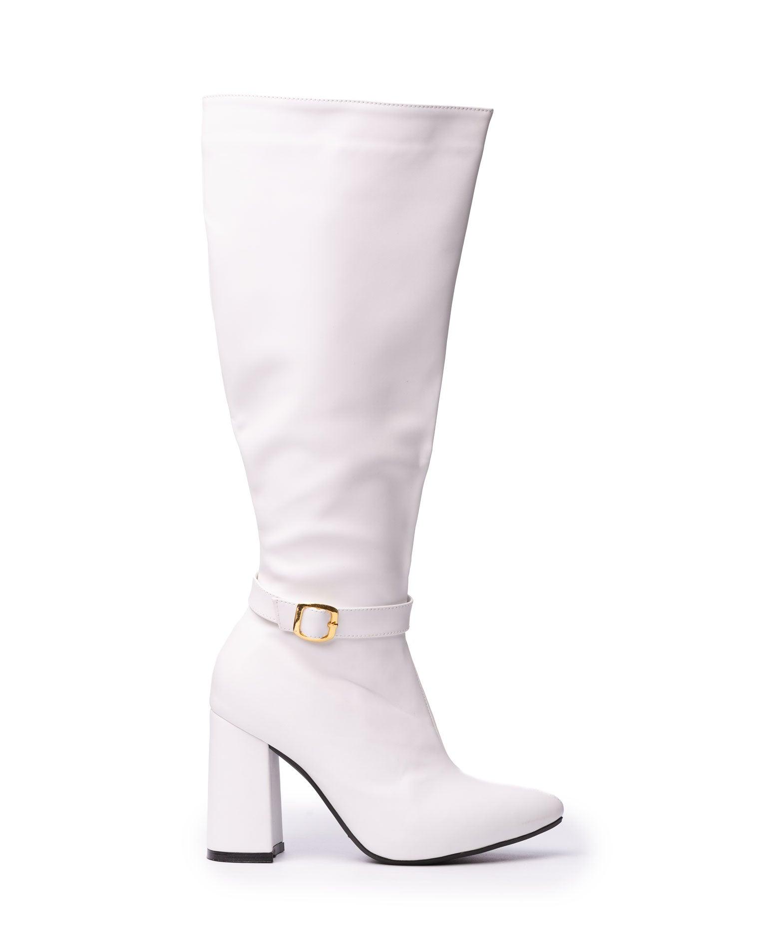 BOTAS MUJER SAMALUT BLANCO CHAROL - 4
