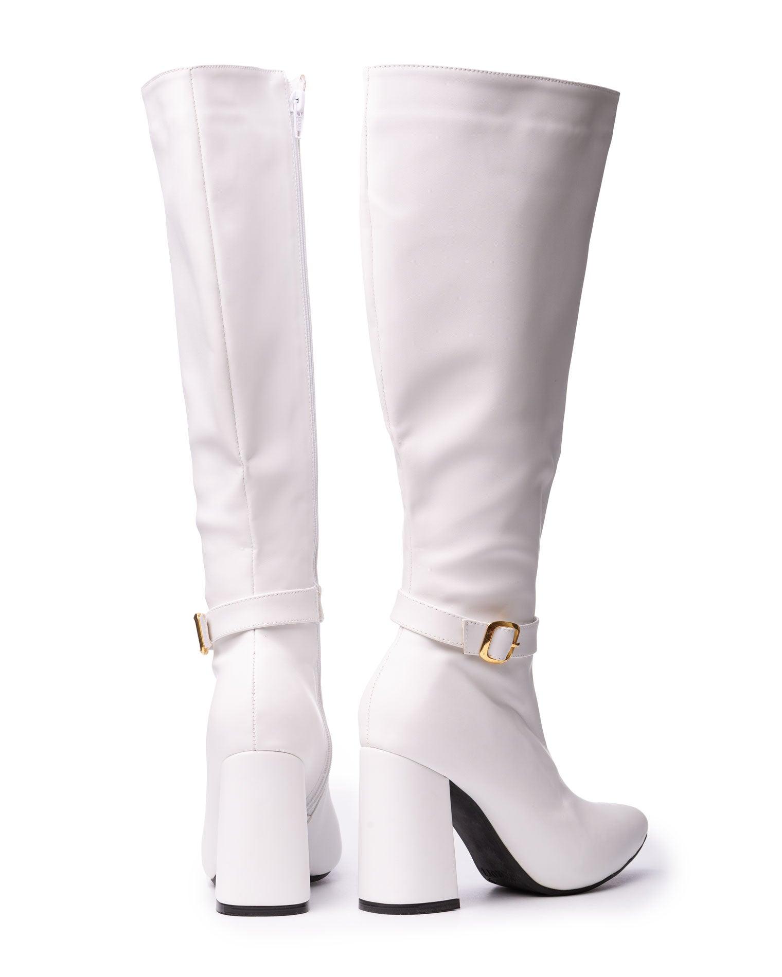 BOTAS MUJER SAMALUT BLANCO CHAROL - 6