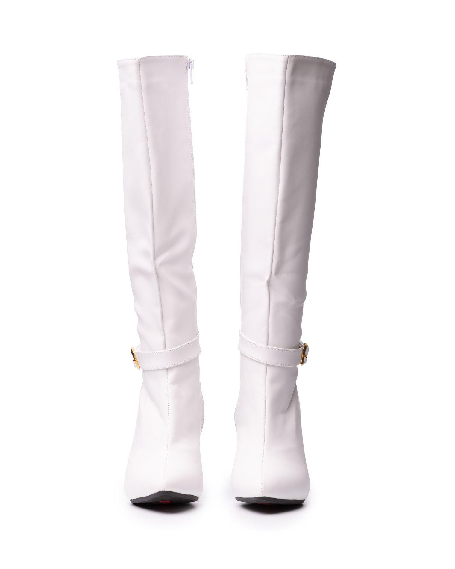 BOTAS MUJER SAMALUT BLANCO CHAROL - 7