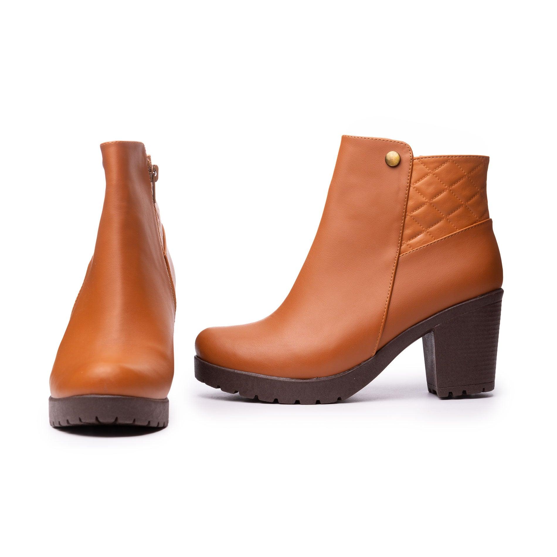 BOTINES MUJER HAVRE CAMEL - 7