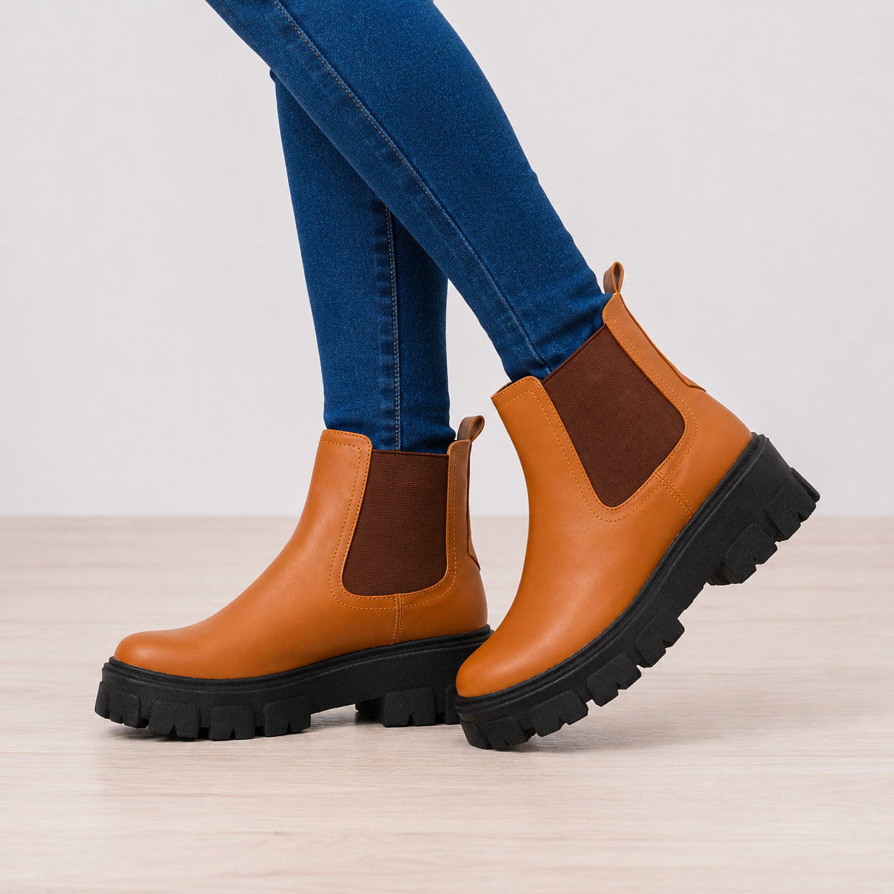 BOTAS MUJER ORURO CAMEL - 6