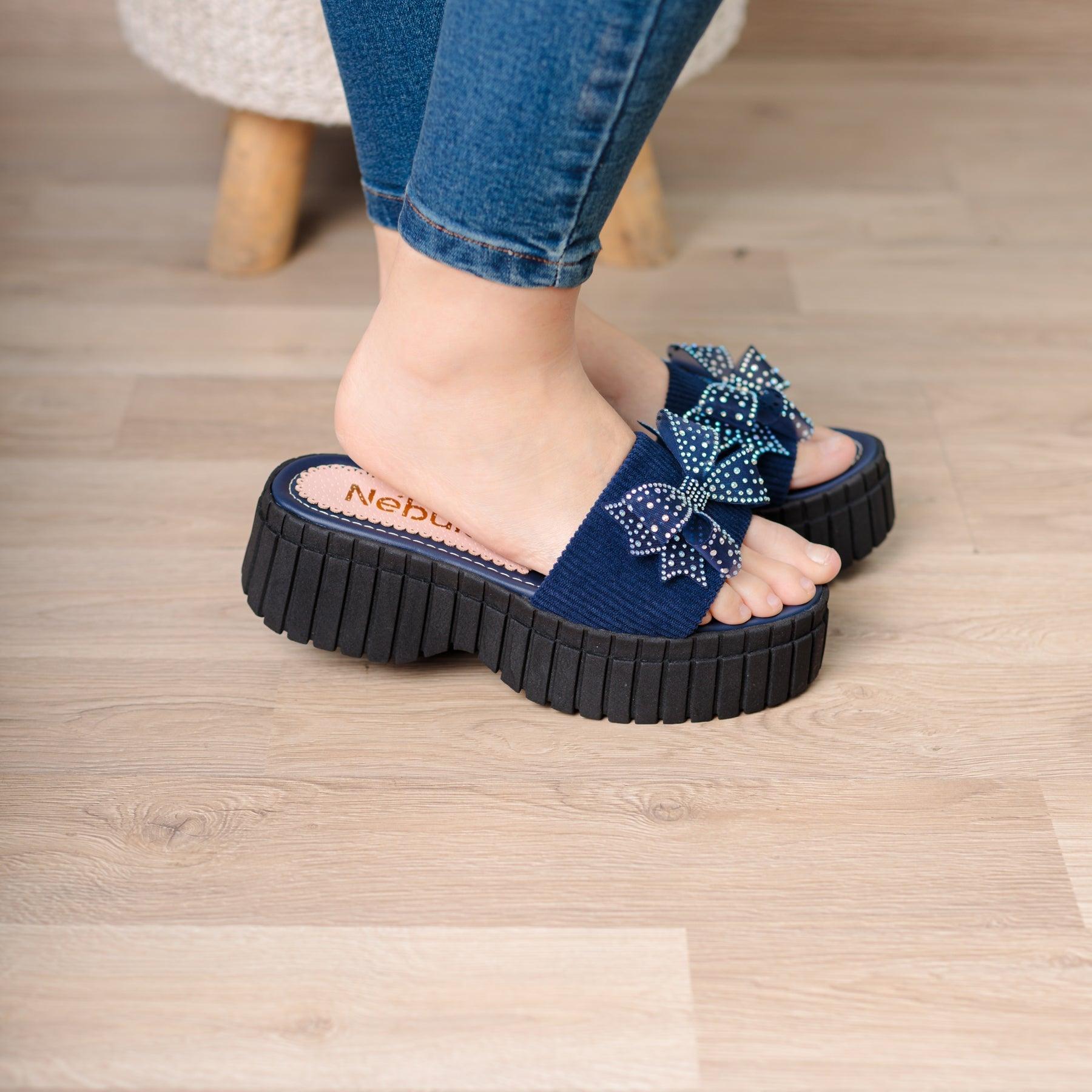 SANDALIAS CAUALES MUJER KALINA DENIM - 1