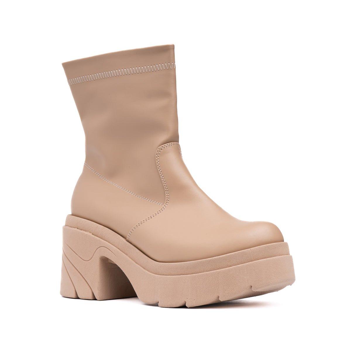 BOTINES MUJER NADIA BEIGE - 5