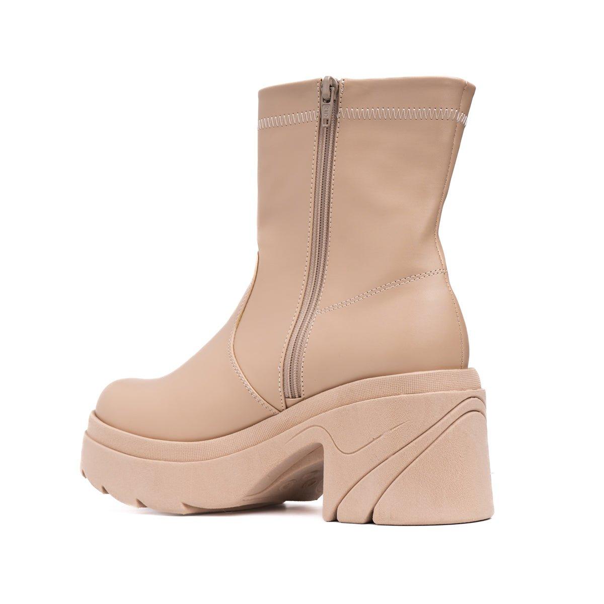 BOTINES MUJER NADIA BEIGE - 6