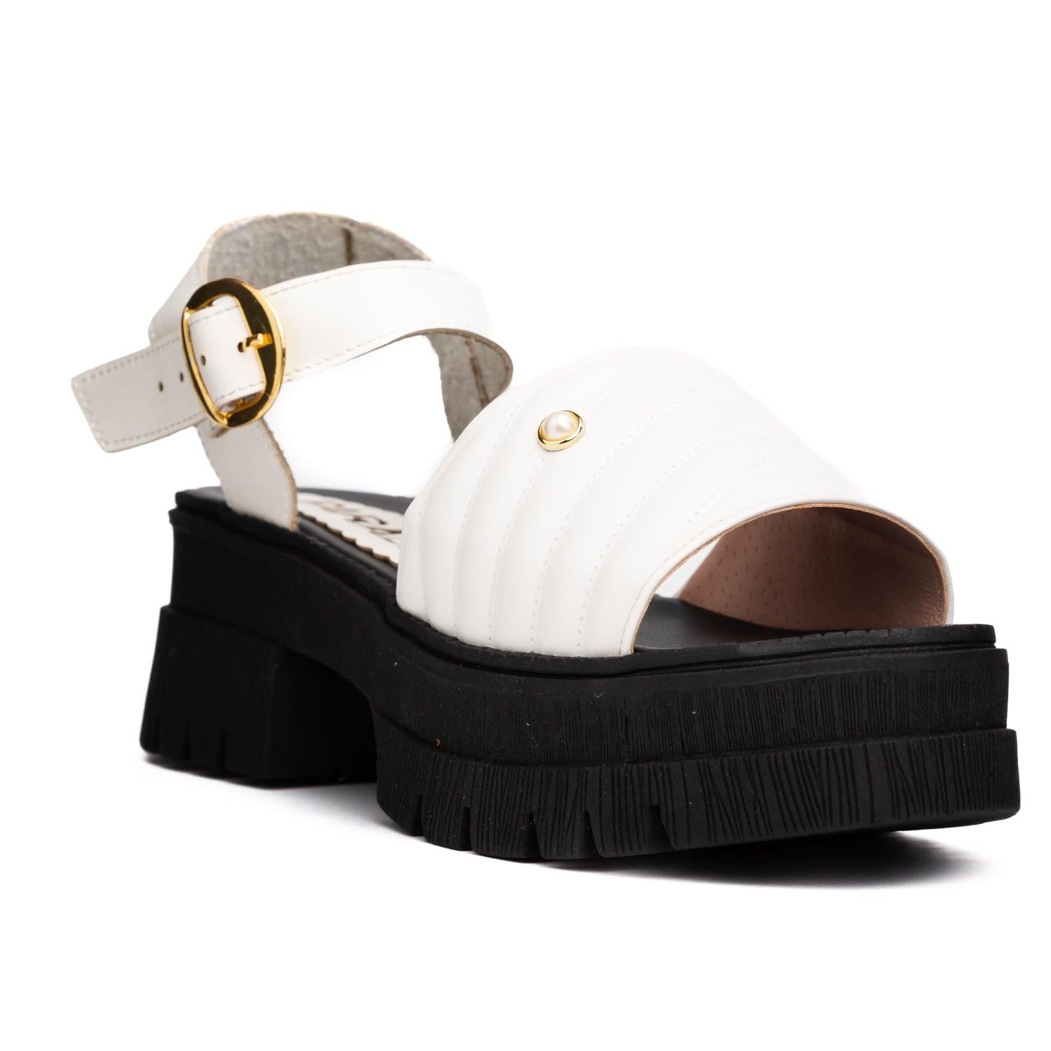 SANDALIAS CASUALES MUJER BELLEY BLANCO - 3
