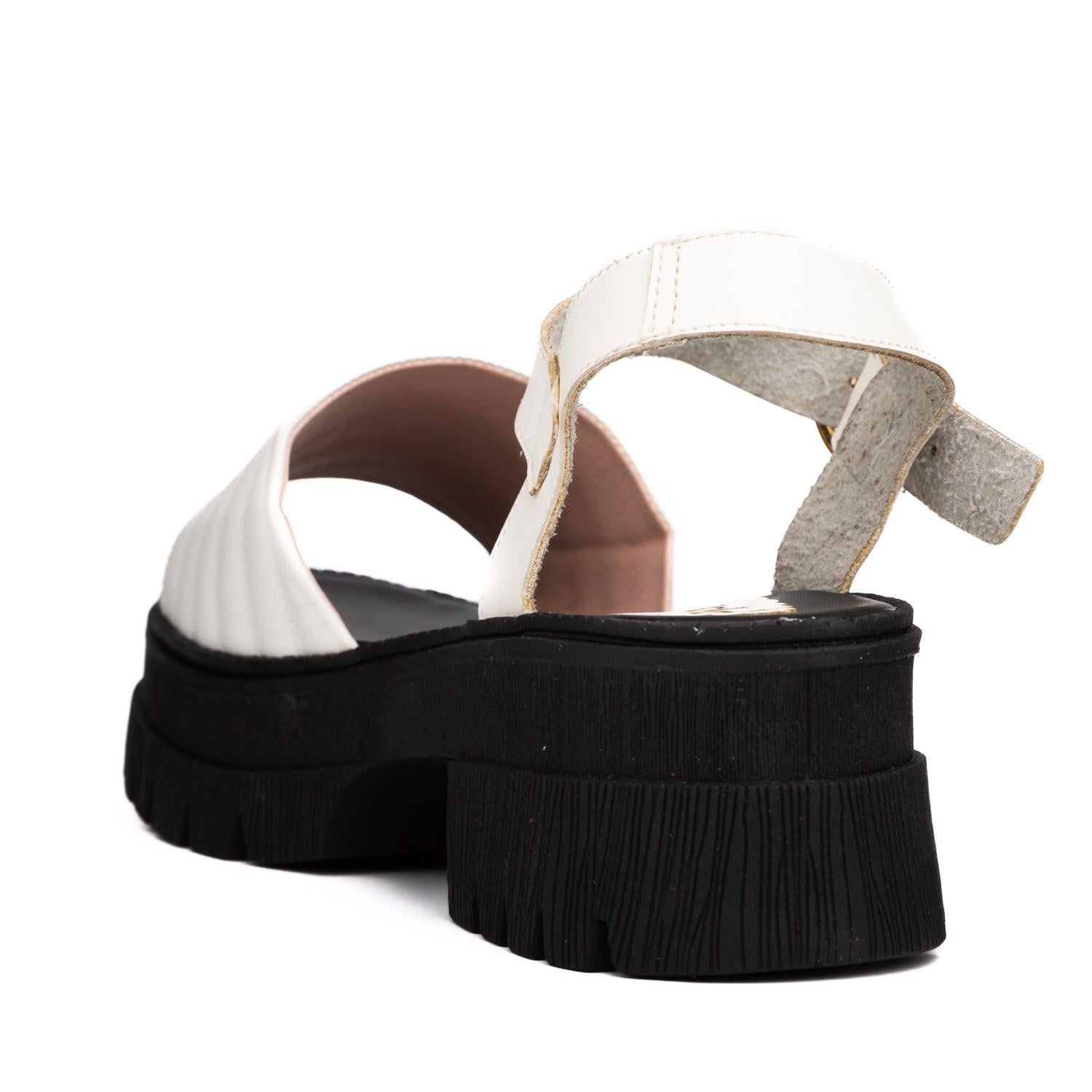 SANDALIAS CASUALES MUJER BELLEY BLANCO - 4