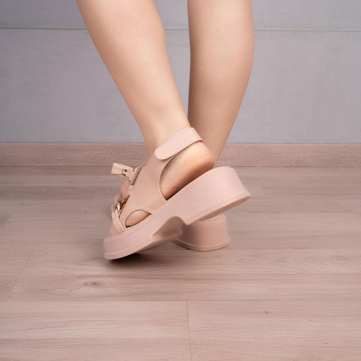 SANDALIAS CASUALES MUJER MONROVIA NUDE - 3