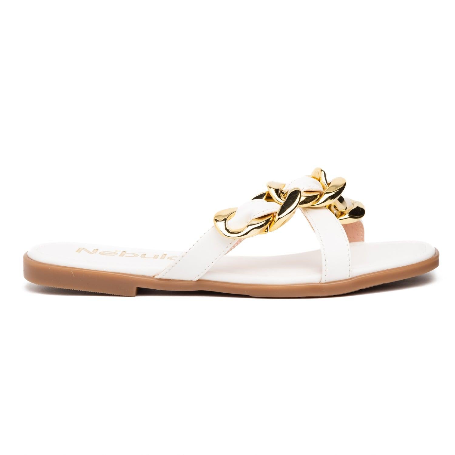 SANDALIAS CASUALES MUJER DELMAS BLANCO - 2