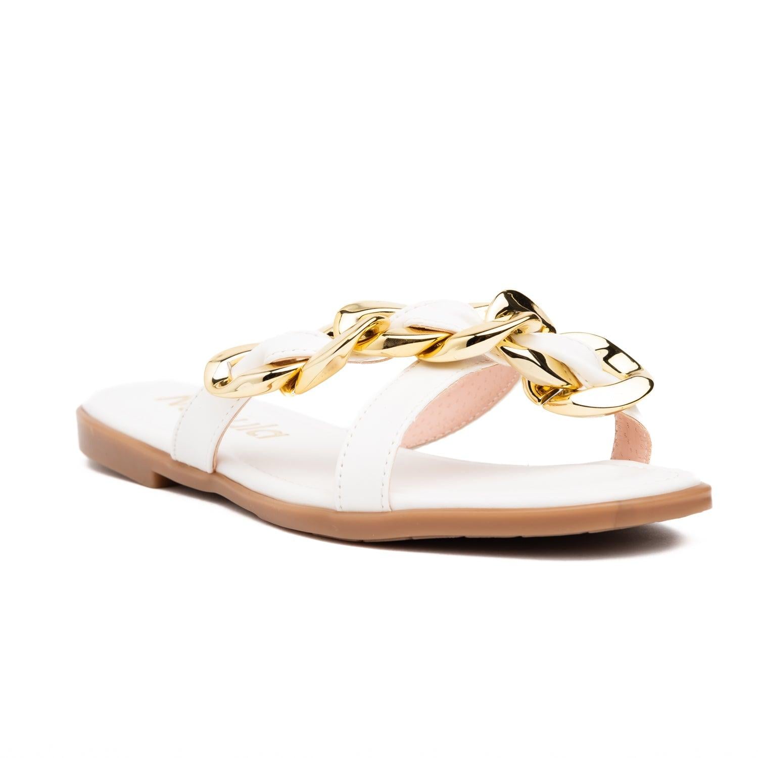 SANDALIAS CASUALES MUJER DELMAS BLANCO - 3