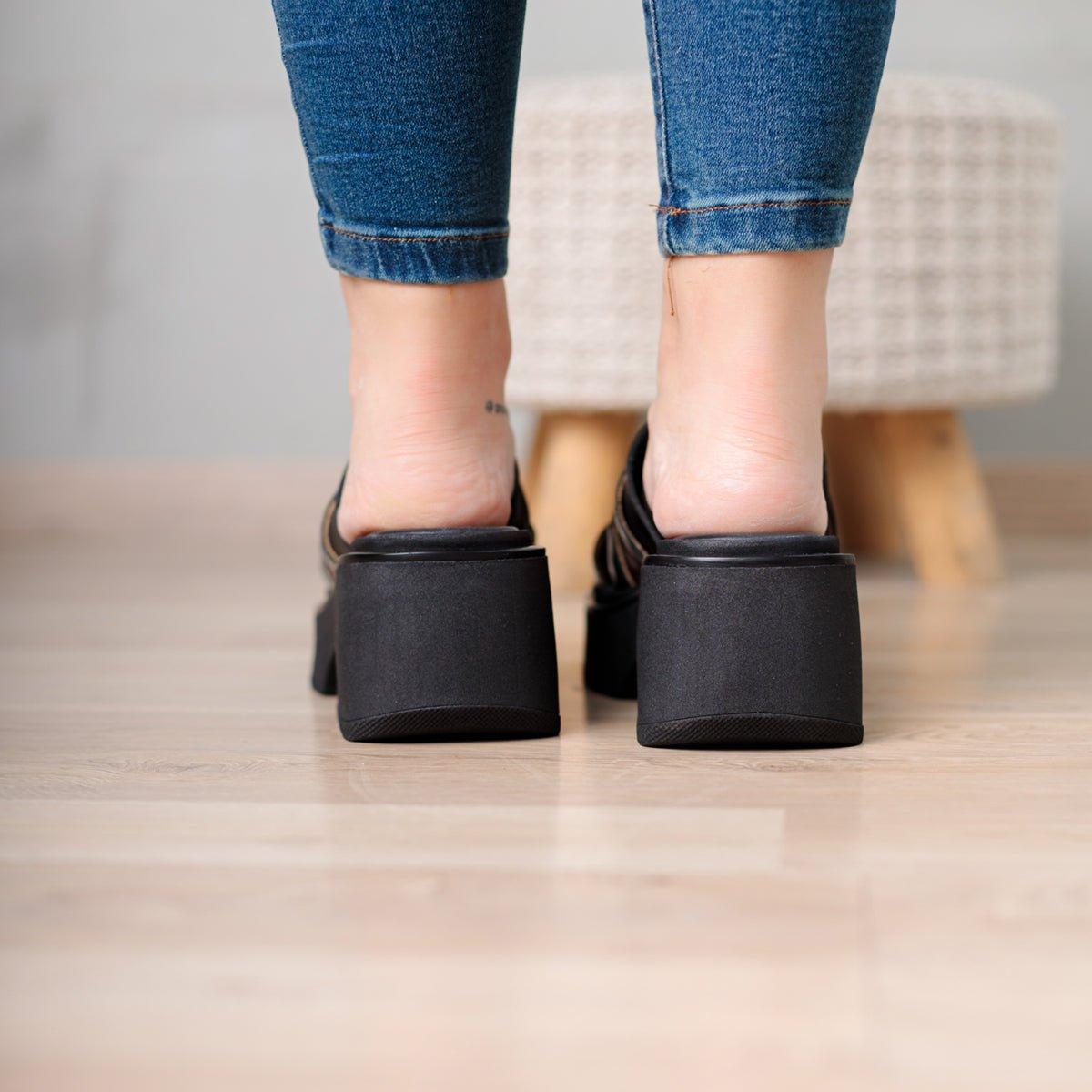 SANDALIAS CASUALES MUJER TRIDENTE NEGRO - 3