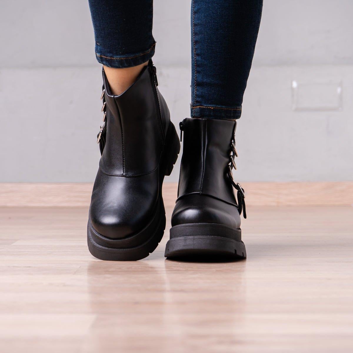 BOTINES MUJER NOMINI NEGRO - 2