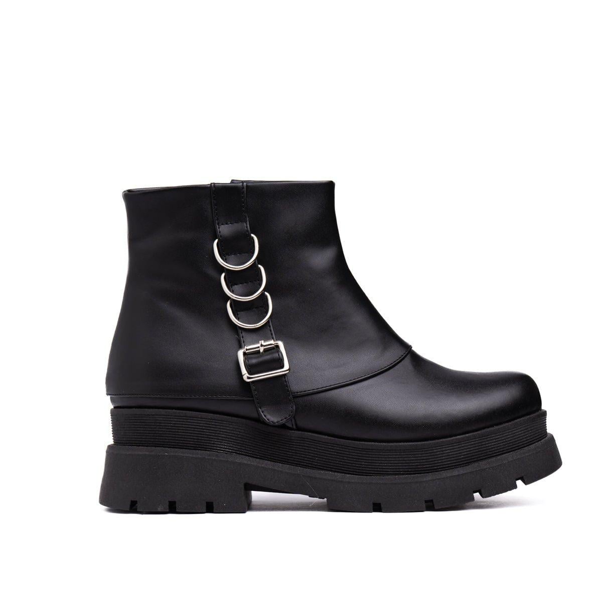 BOTINES MUJER NOMINI NEGRO - 4