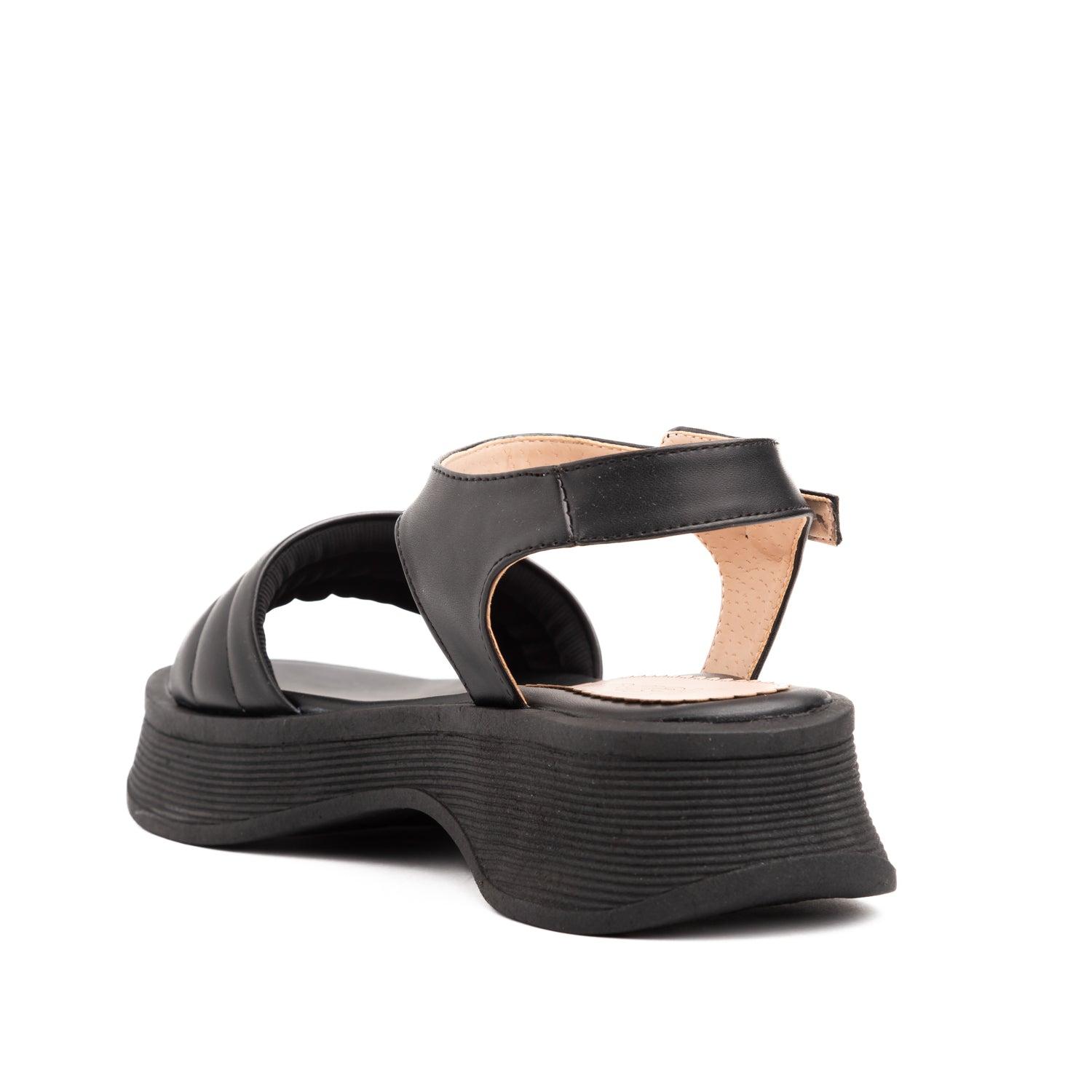 SANDALIAS CASUALES MUJER KAZIZ NEGRO - 6