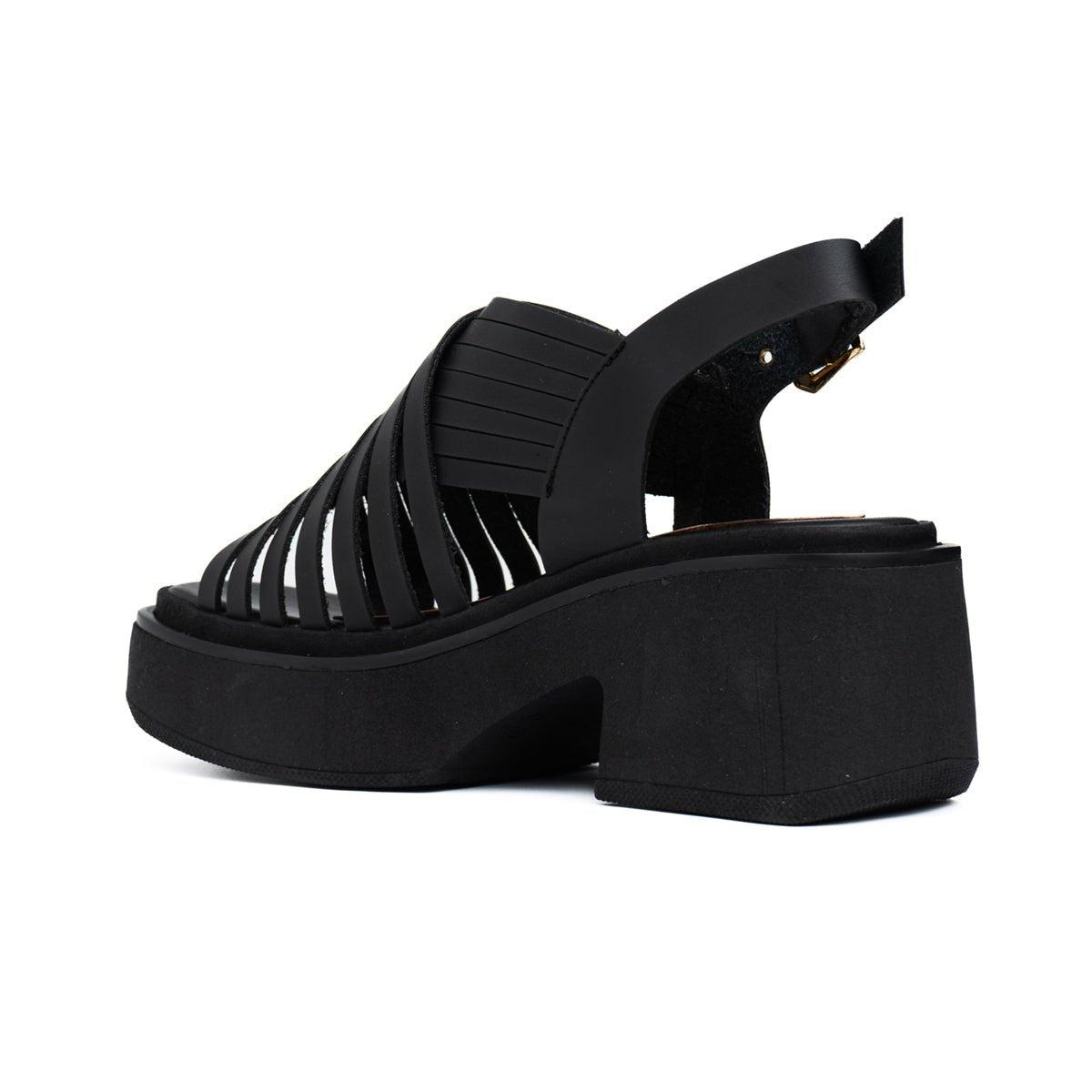 SANDALIAS CASUALES MUJER BRENTONI NEGRO - 5