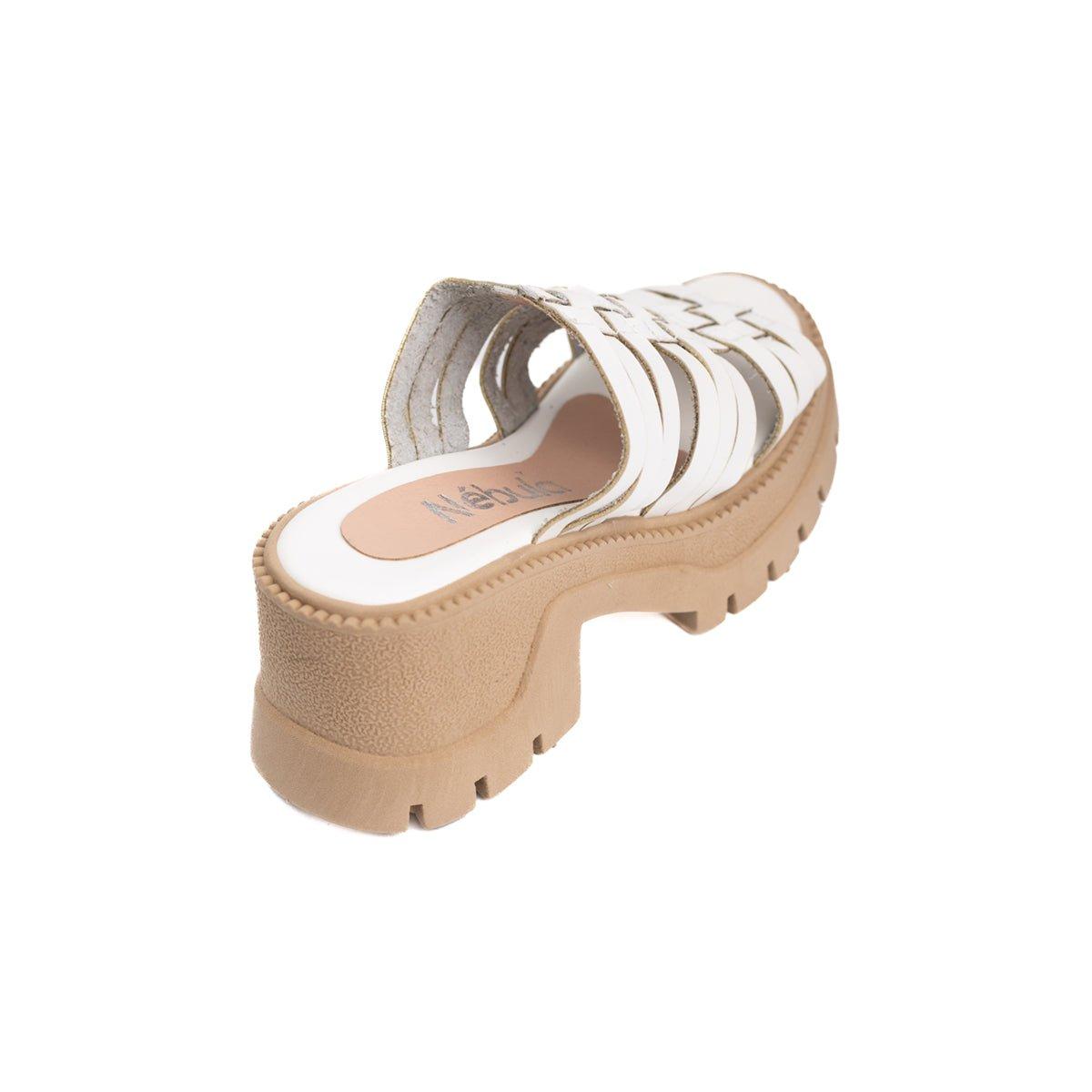 SANDALIAS CASUALES MUJER JOB BLANCO - 6