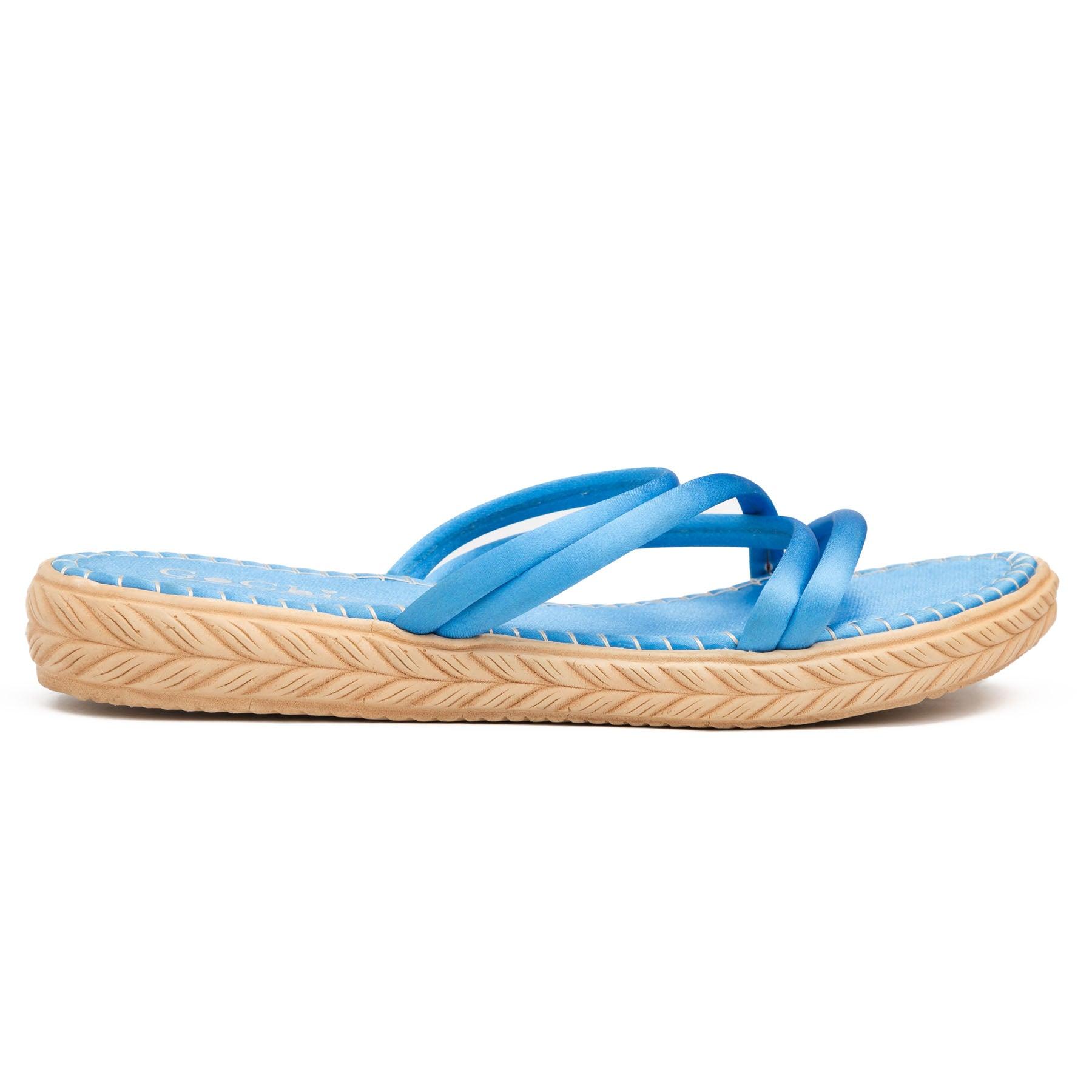 SANDALIAS CASUALES MUJER PORT LOUIS CELESTE - 2