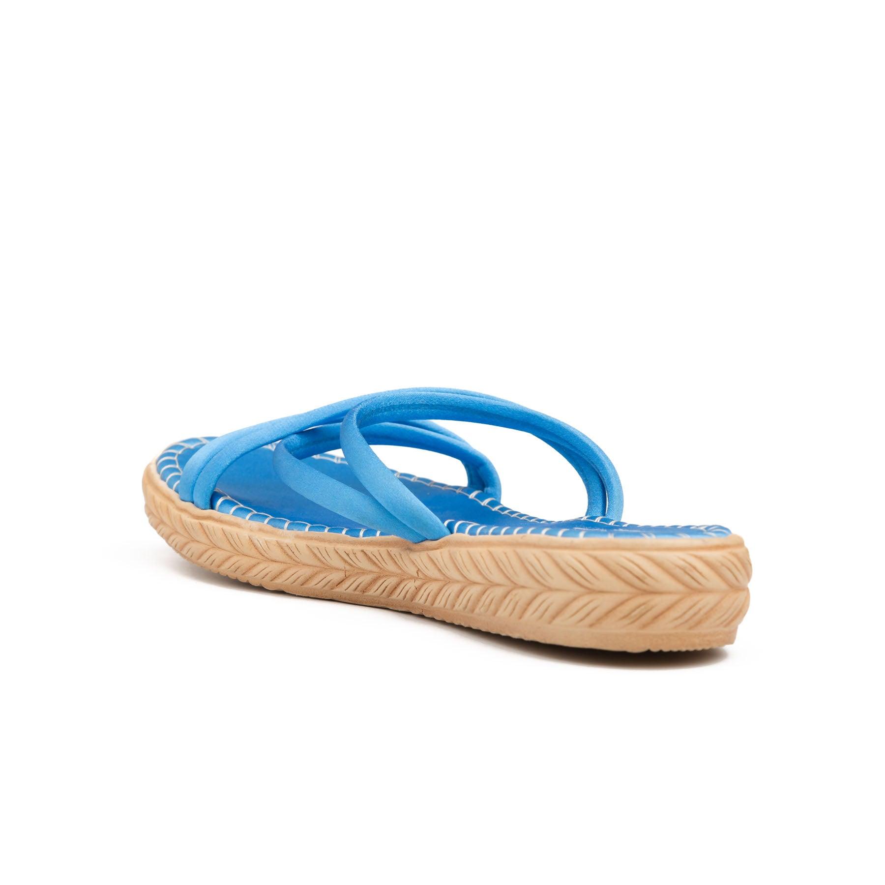SANDALIAS CASUALES MUJER PORT LOUIS CELESTE - 4