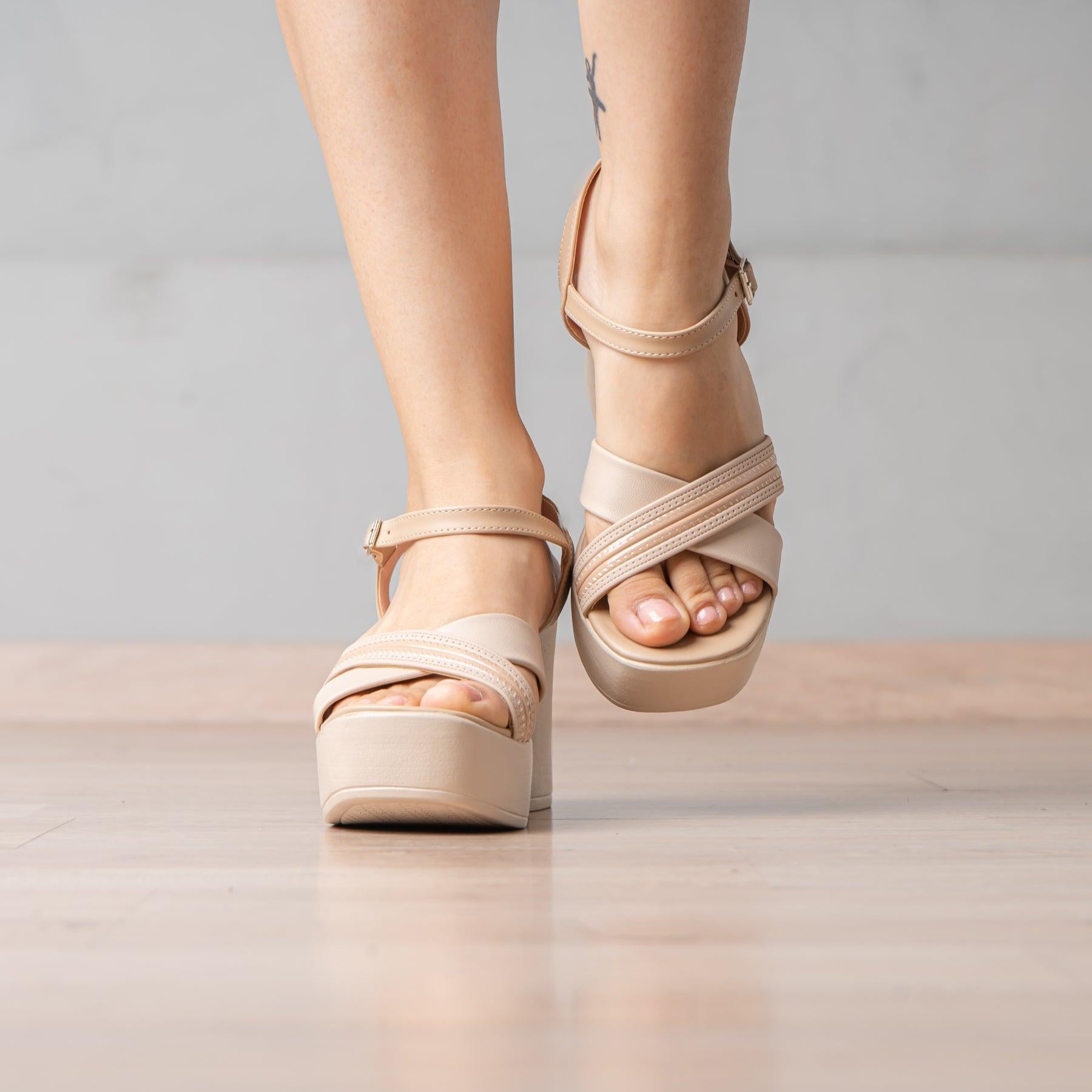 SANDALIAS DE VESTIR MUJER DANAPEH BEIGE - 2