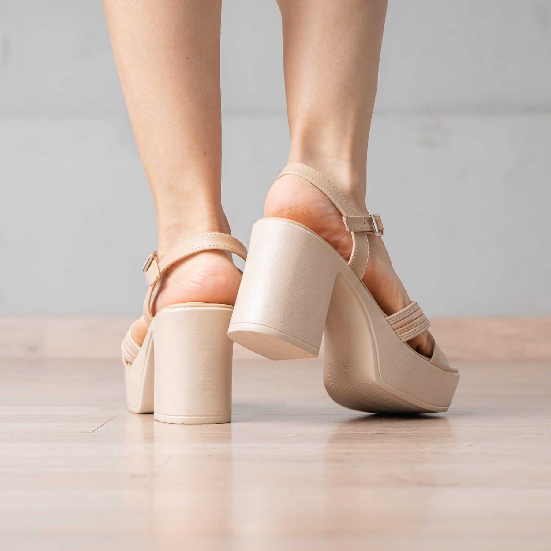 SANDALIAS DE VESTIR MUJER DANAPEH BEIGE - 3