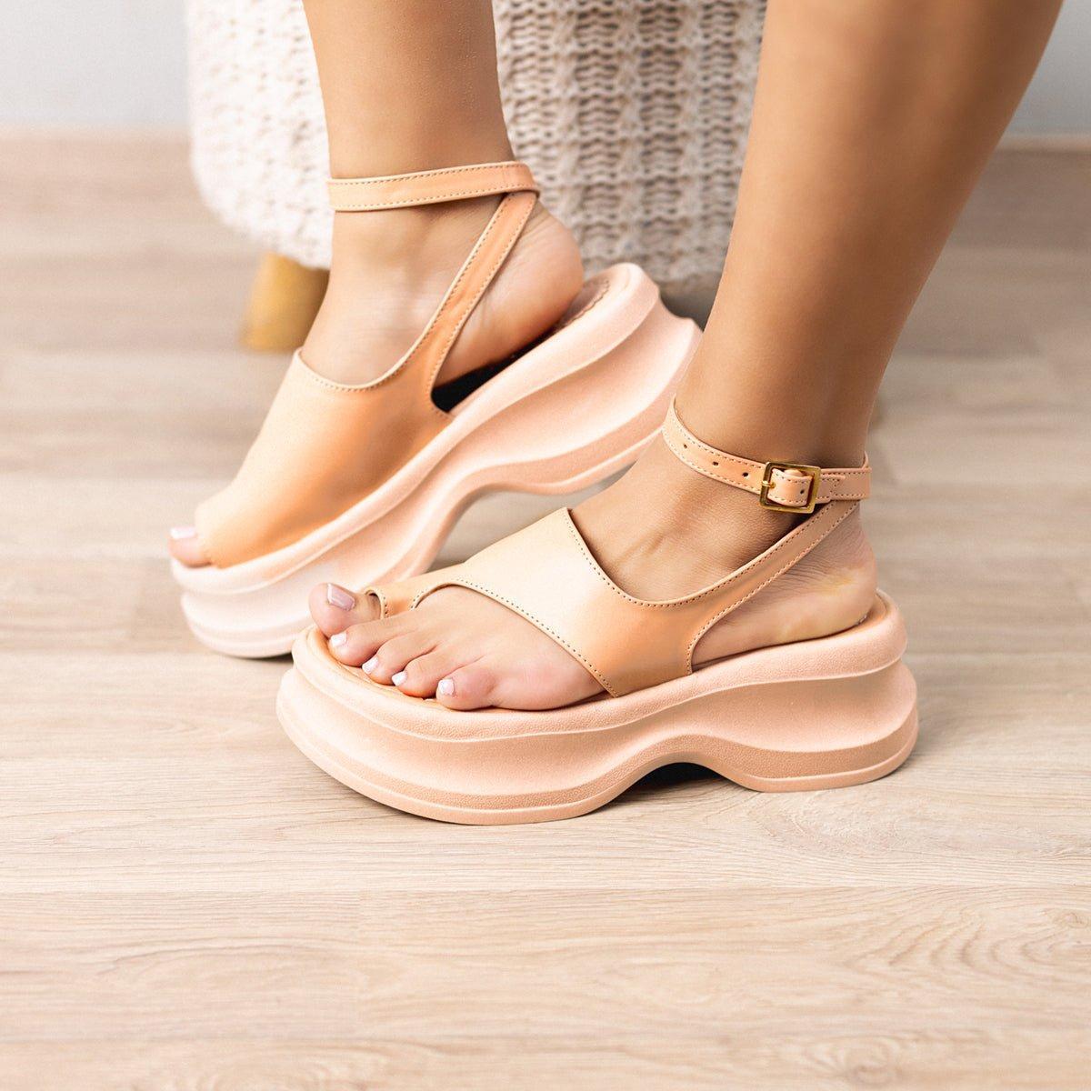 SANDALIAS CASUALES MUJER ZIWYA PALO ROSA - 1