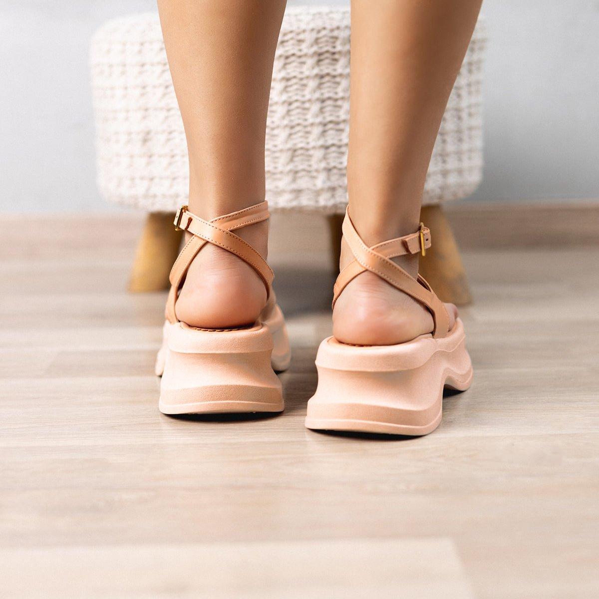 SANDALIAS CASUALES MUJER ZIWYA PALO ROSA - 3
