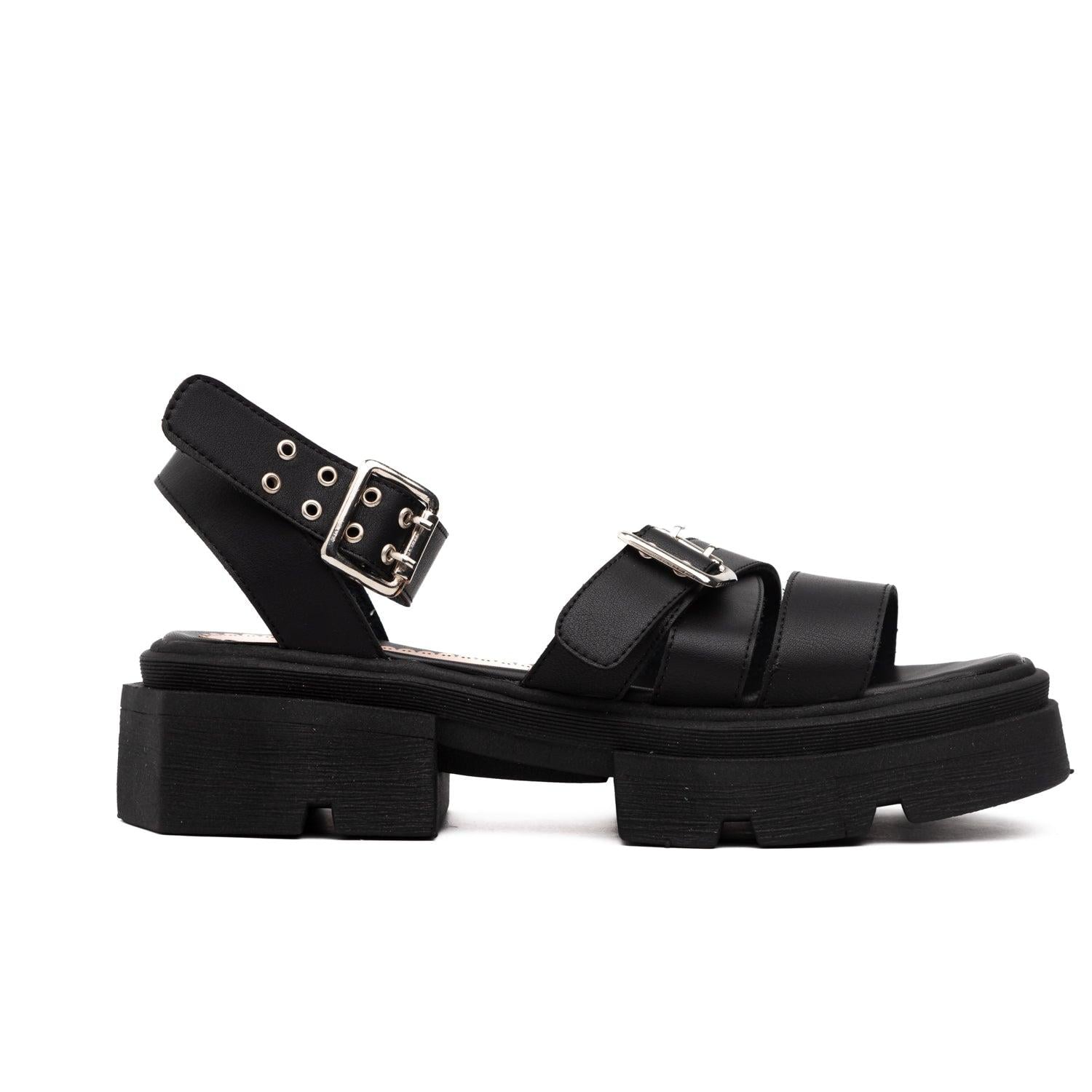 SANDALIAS CASUALES MUJER ZABADANI NEGRO - 4