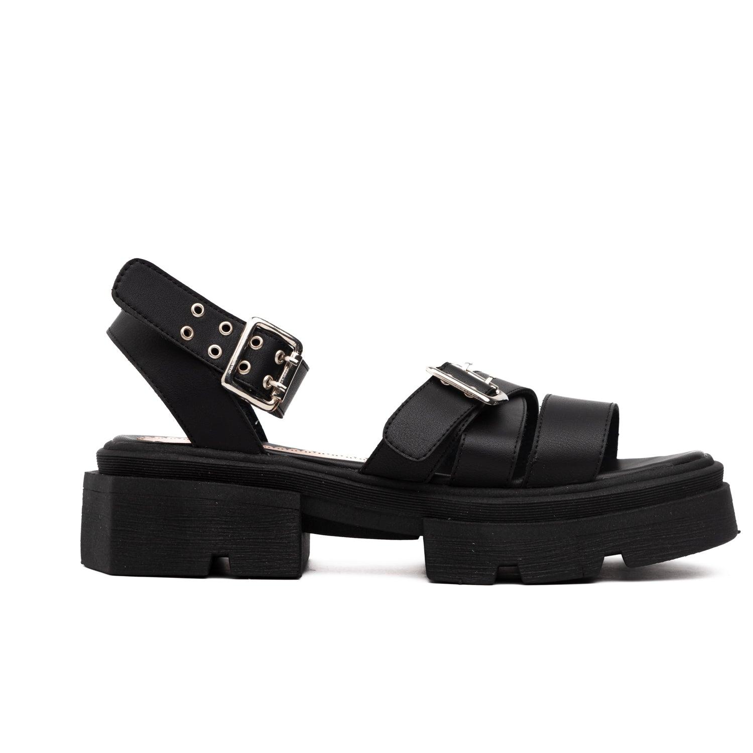 SANDALIAS CASUALES MUJER ZABADANI NEGRO - 4