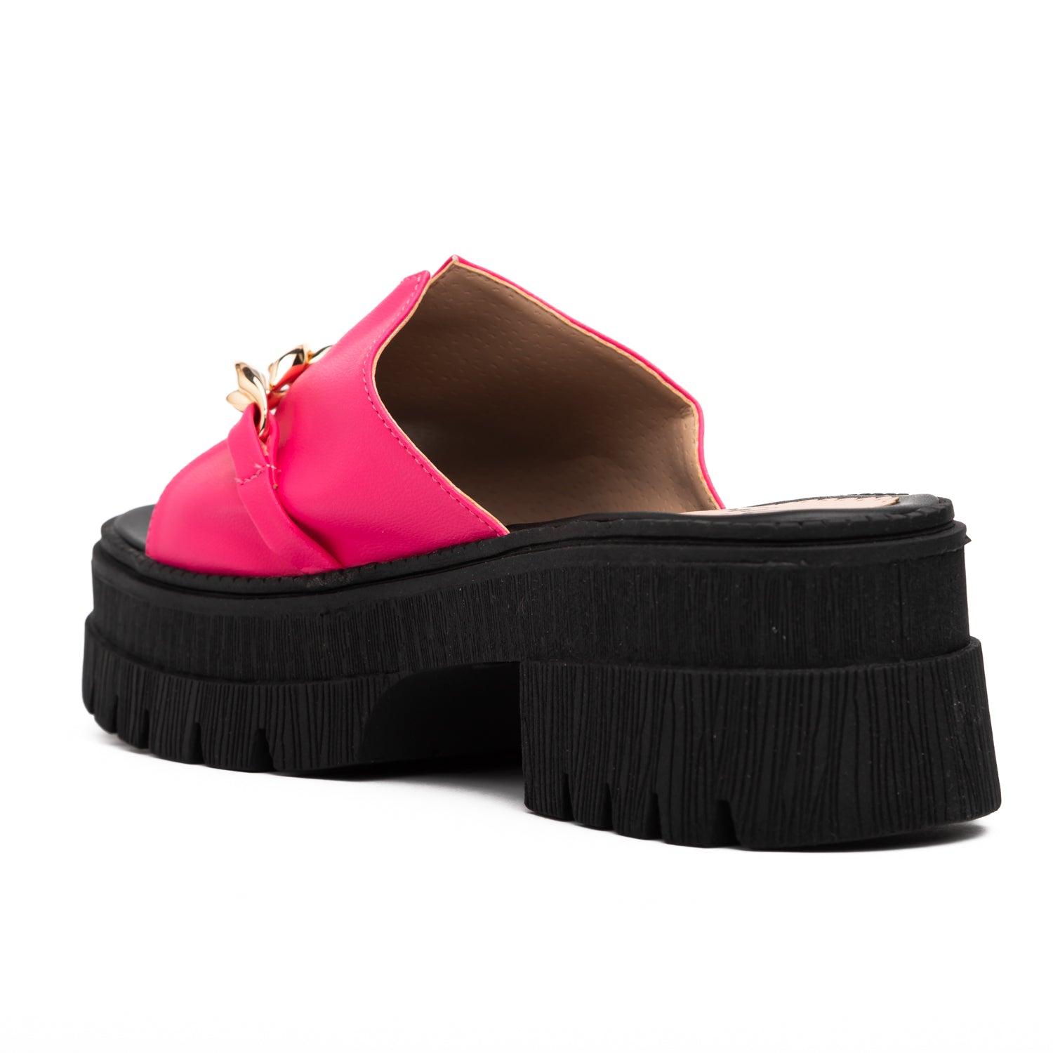 SANDALIAS CASUALES MUJER ABU DABI FUCSIA - 4
