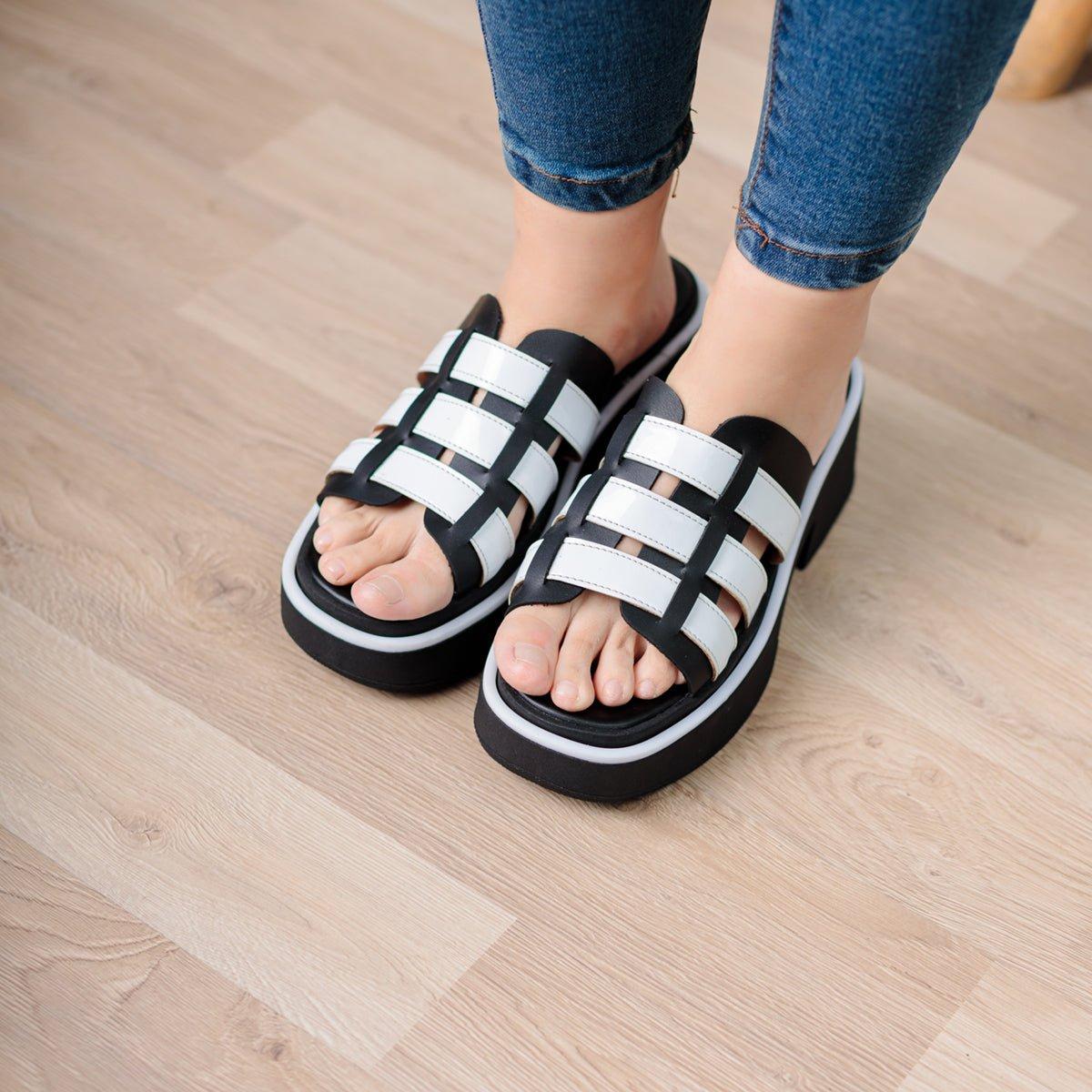 SANDALIAS CASUALES MUJER TRIDENTE BLANCO - 2