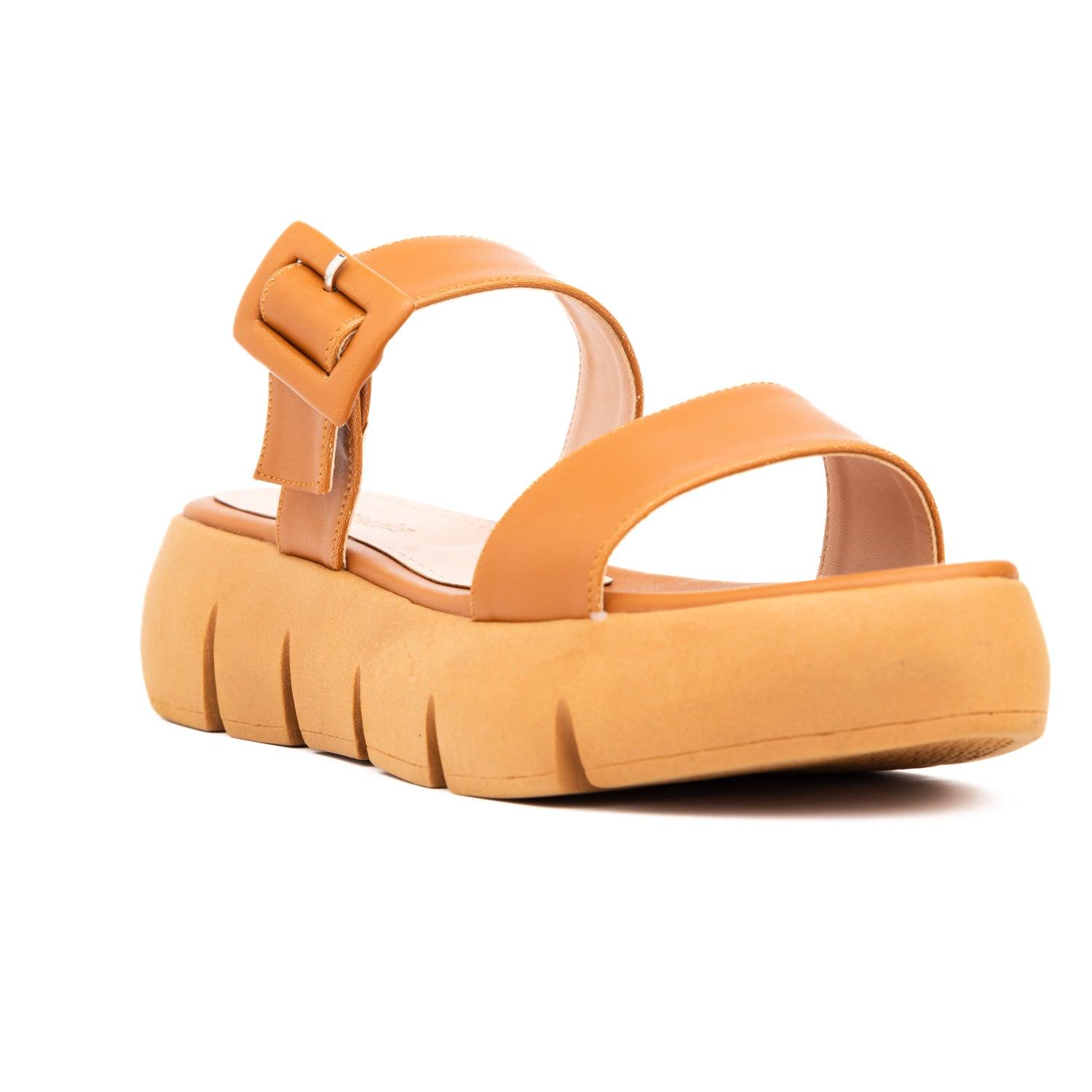 SANDALIAS CASUALES MUJER HAKEEM CAMEL - 5