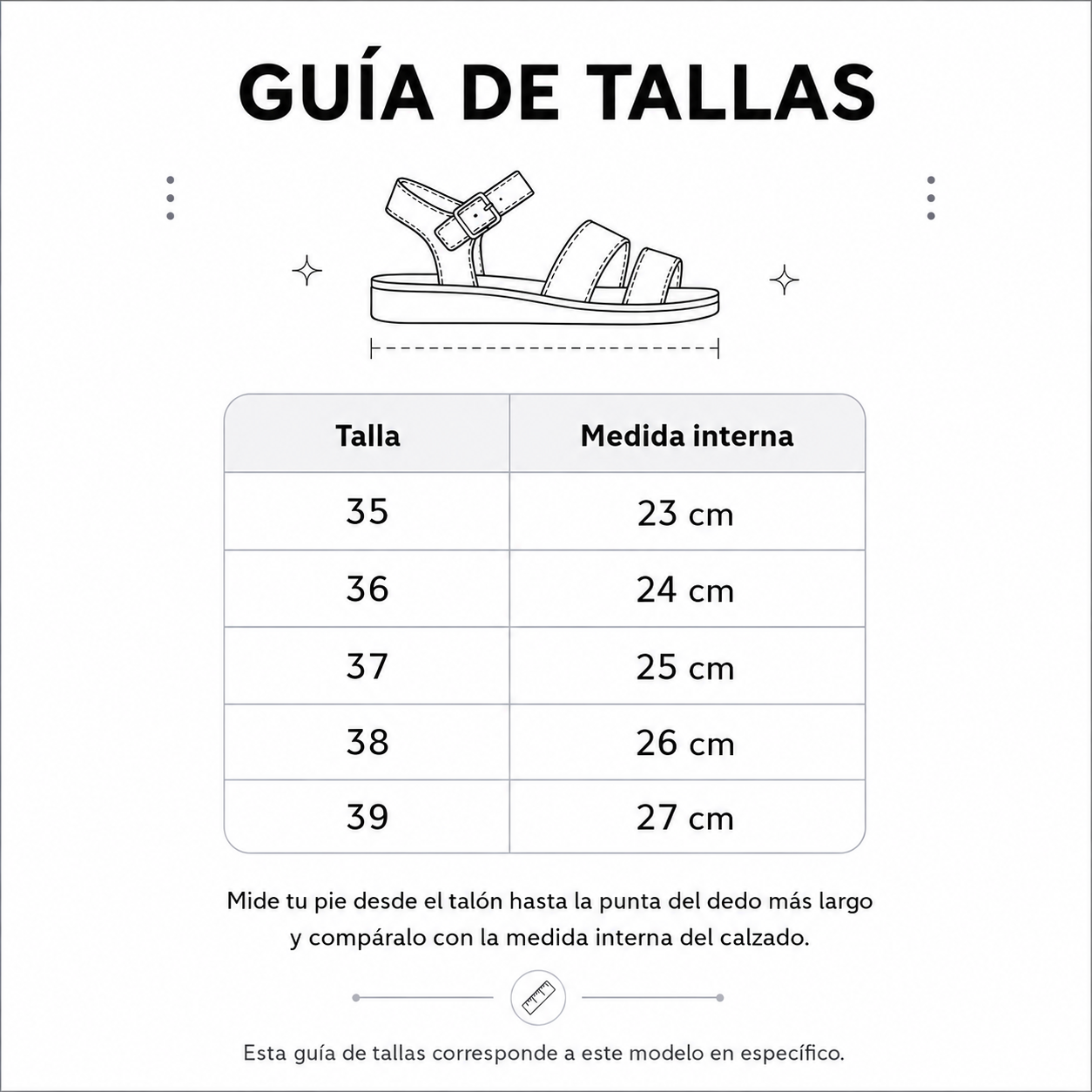 SANDALIAS CASUALES MUJER ABU DABI NEGRO - 5