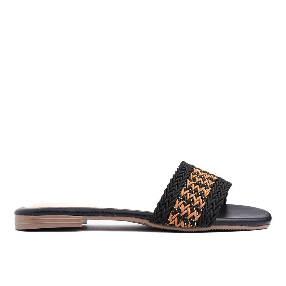 SANDALIAS CASUALES MUJER LOANA NEGRO - 4