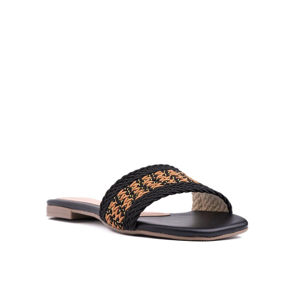 SANDALIAS CASUALES MUJER LOANA NEGRO - 5