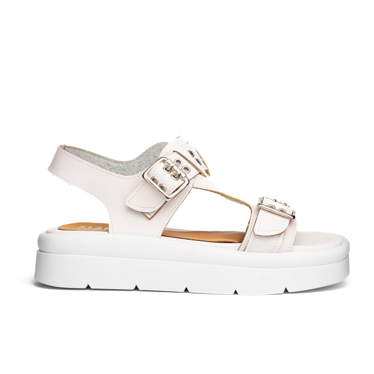 SANDALIAS CASUALES MUJER POLANCO BLANCO - 2