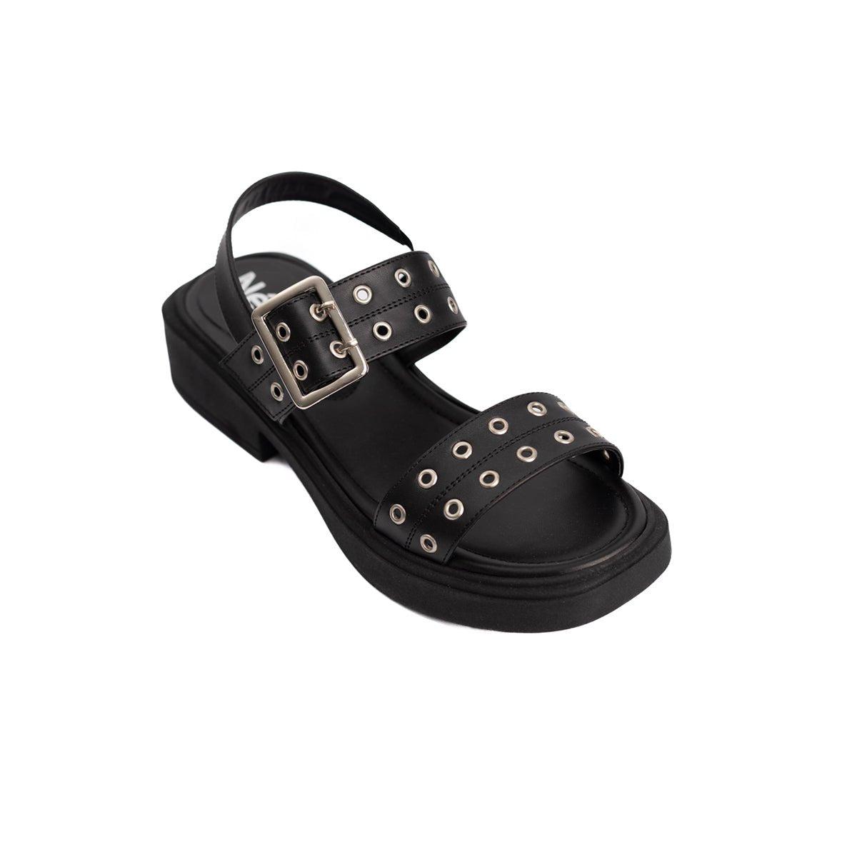 SANDALIAS CASUALES MUJER VASTIAN NEGRO - 5