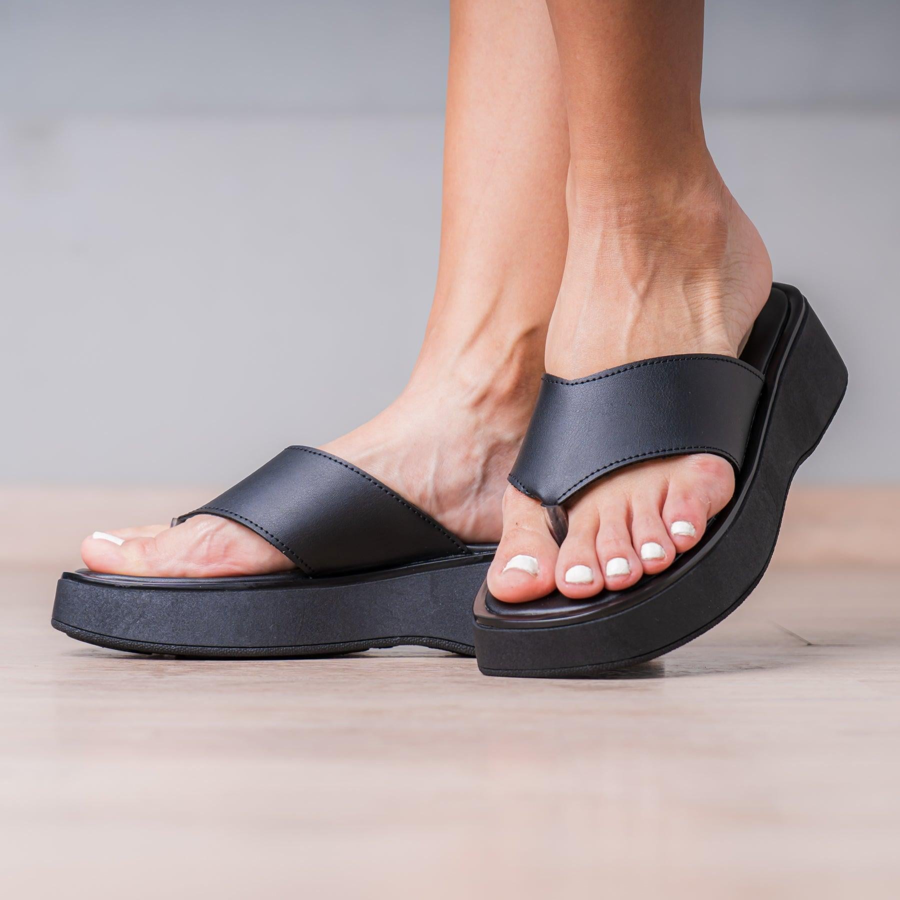 SANDALIAS DE VESTIR MUJER ESTERLAH NEGRO - 1