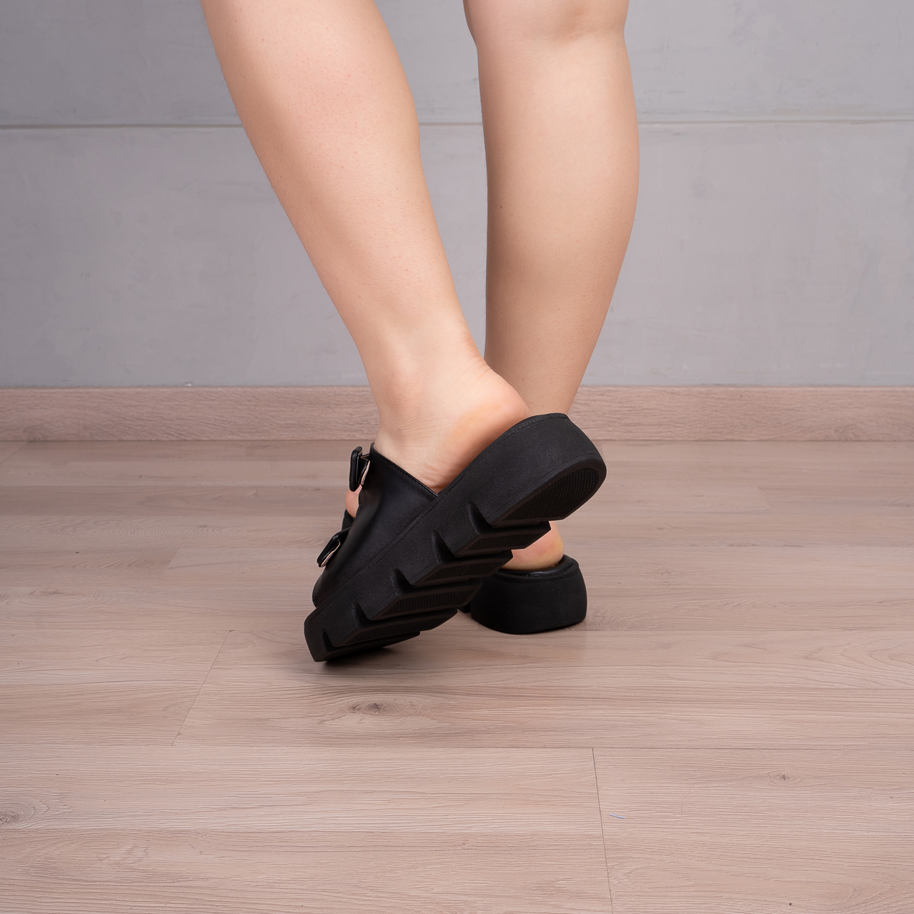 SANDALIAS CASUALES MUJER MASERU NEGRO - 3