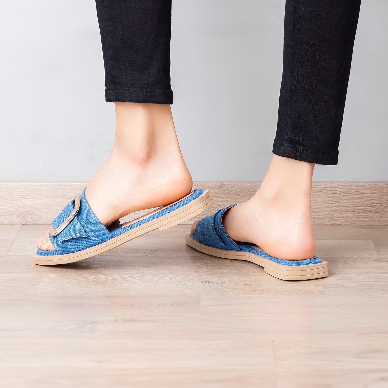 SANDALIAS CASUALES MUJER WILKENS DERIM - 2