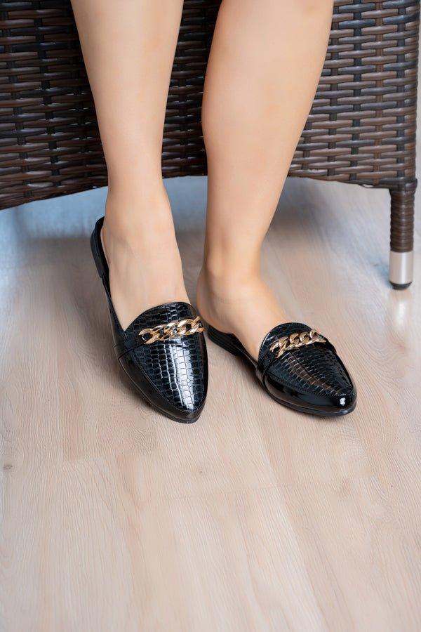 SANDALIAS MUJER ZURICH NEGRO GAMUZA - 1