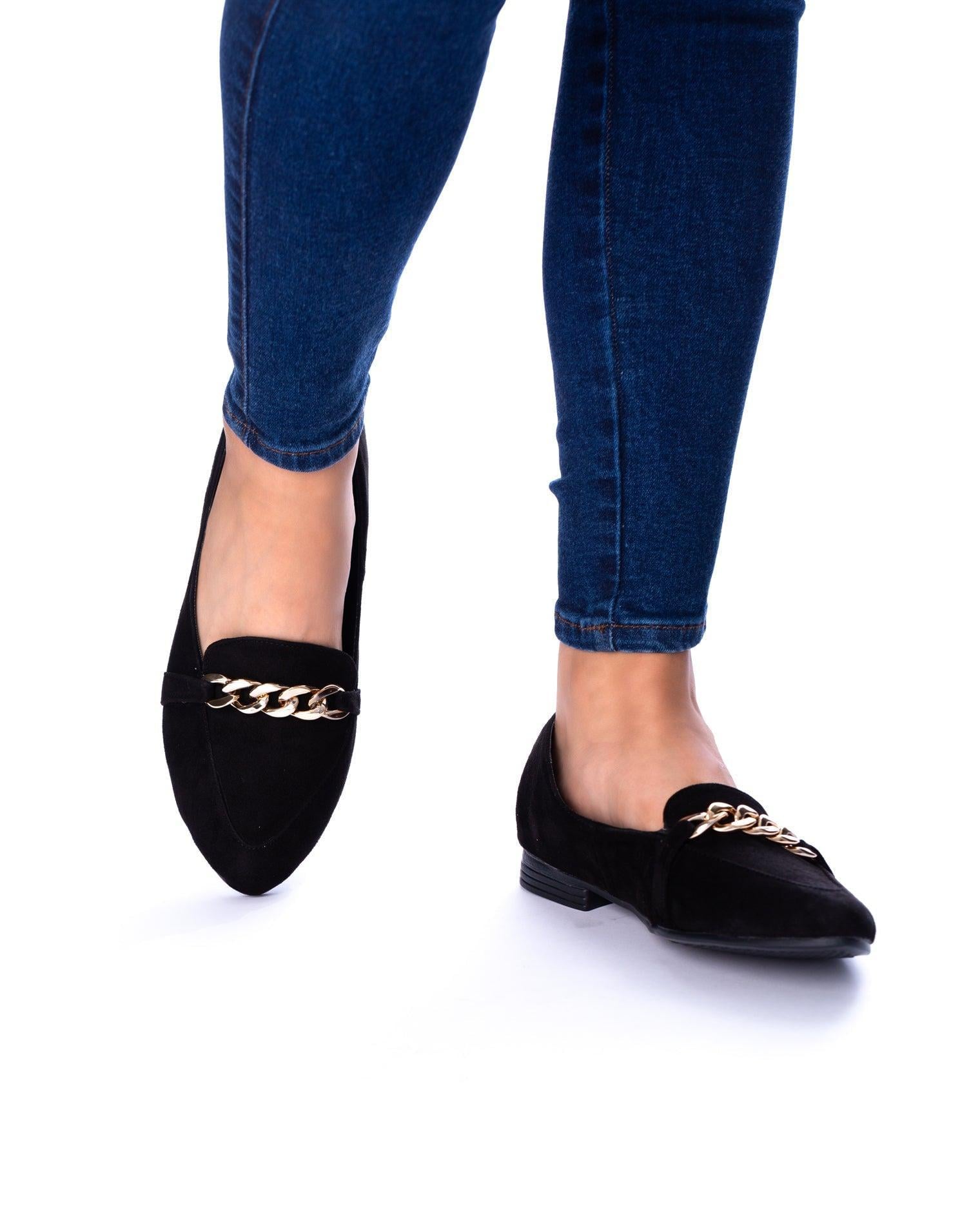 SANDALIAS MUJER ZURICH NEGRO GAMUZA - 1