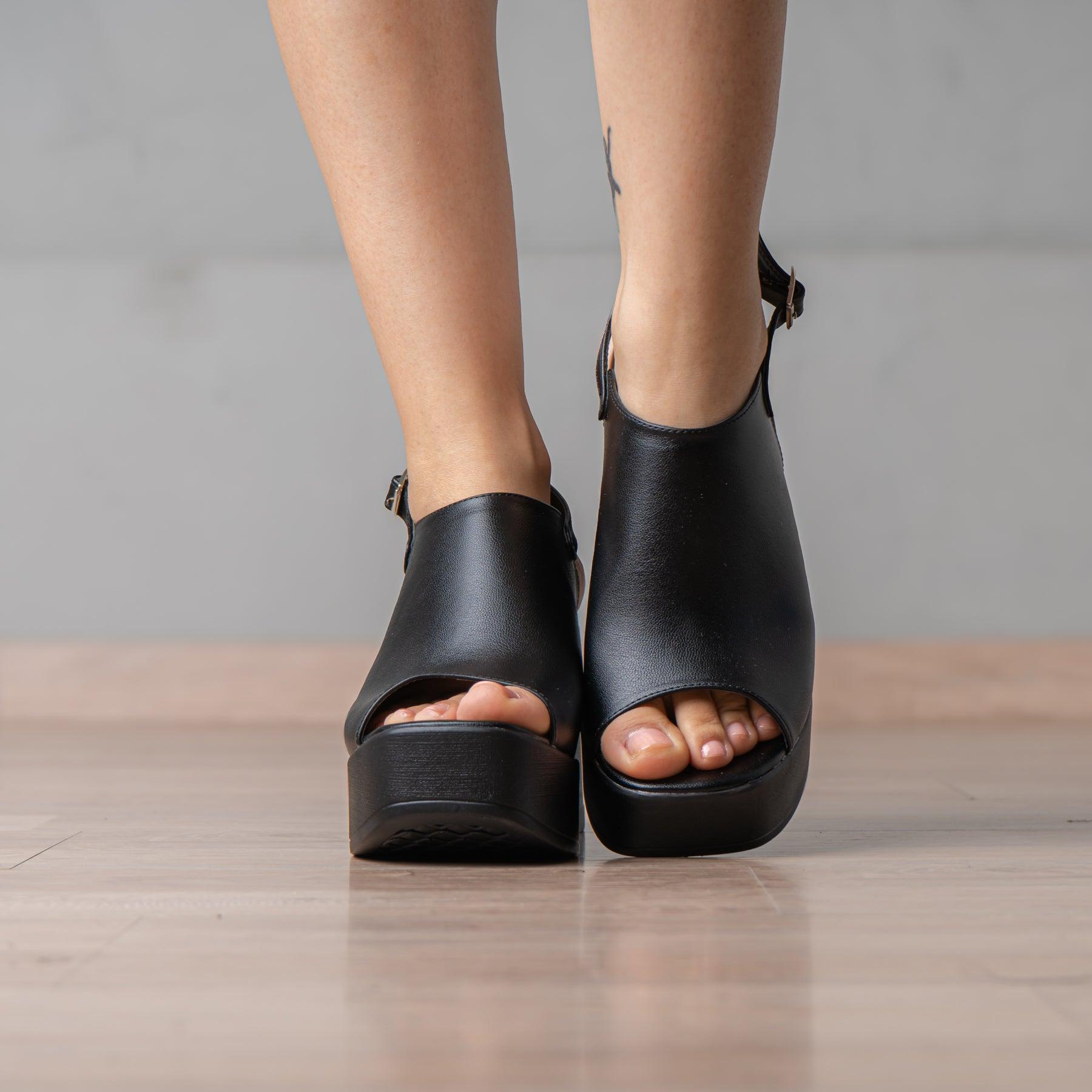 SANDALIAS DE VESTIR MUJER PUHLY NEGRO - 2